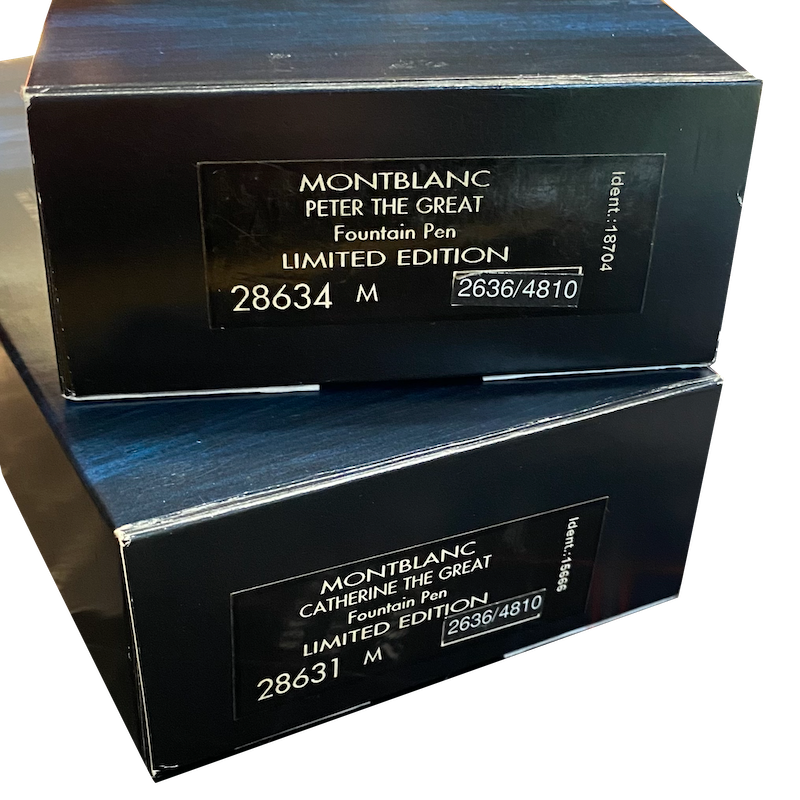 Montblanc Patron of Art 4810 Peter & Catherine the Great pen SET