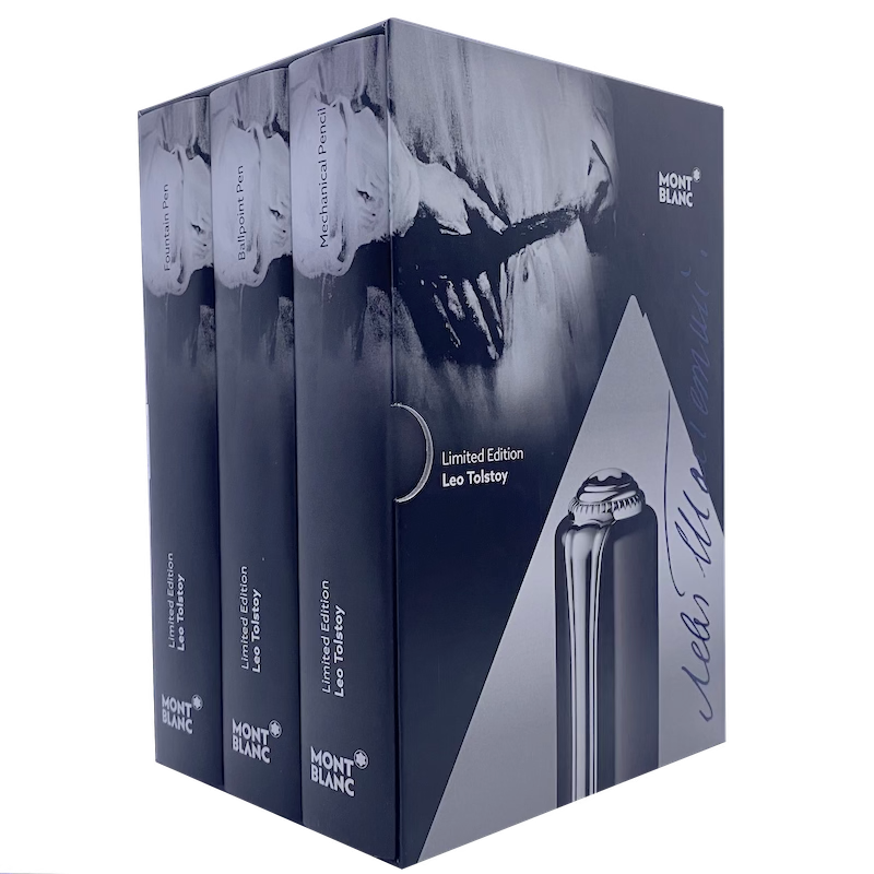 Montblanc Writers Edition Leo Tolstoy 3er SET mit Kugelschreiber - penfabrik