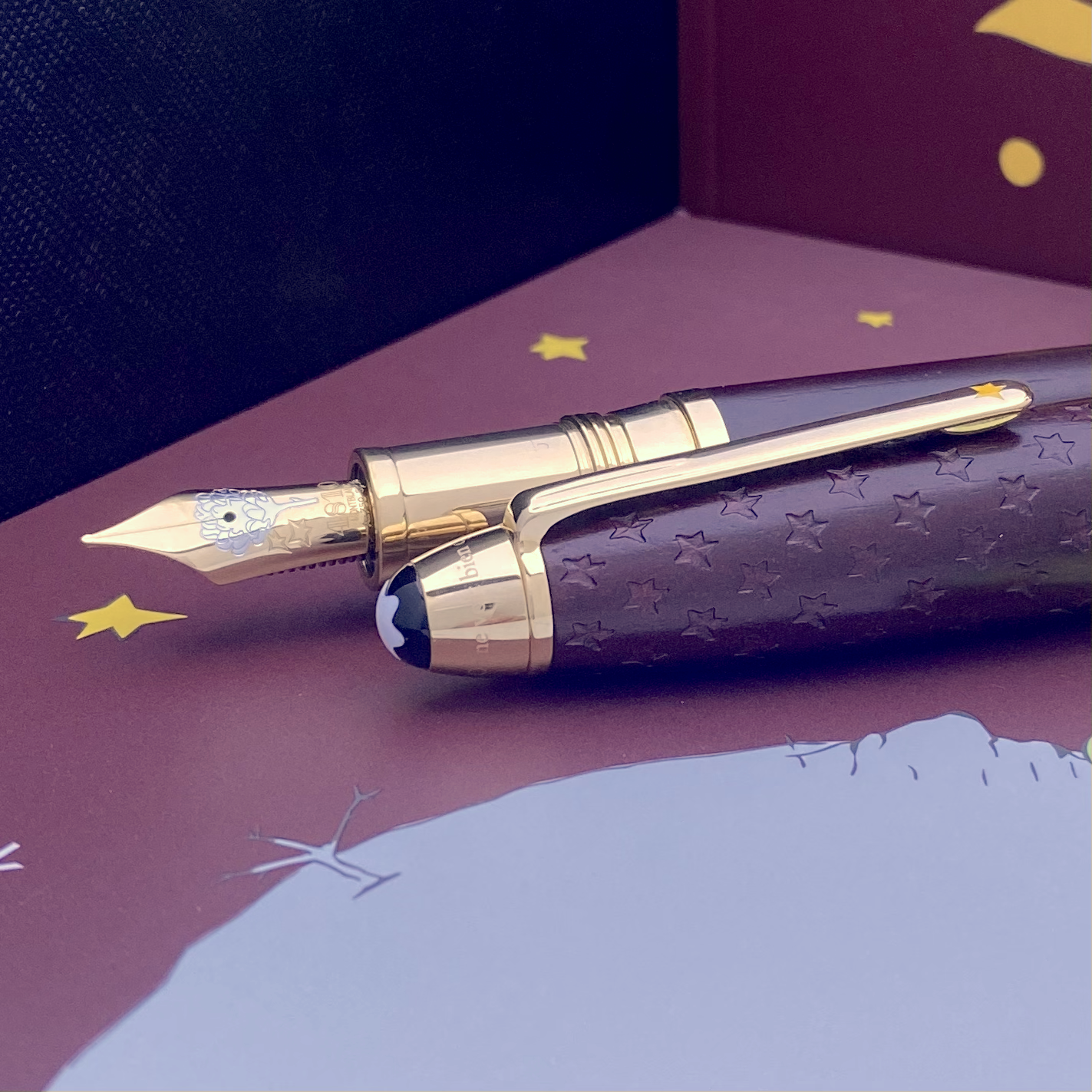 Montblanc Meisterstück Solitaire LeGrand Le Petit Prince Planet Füllfederhalter