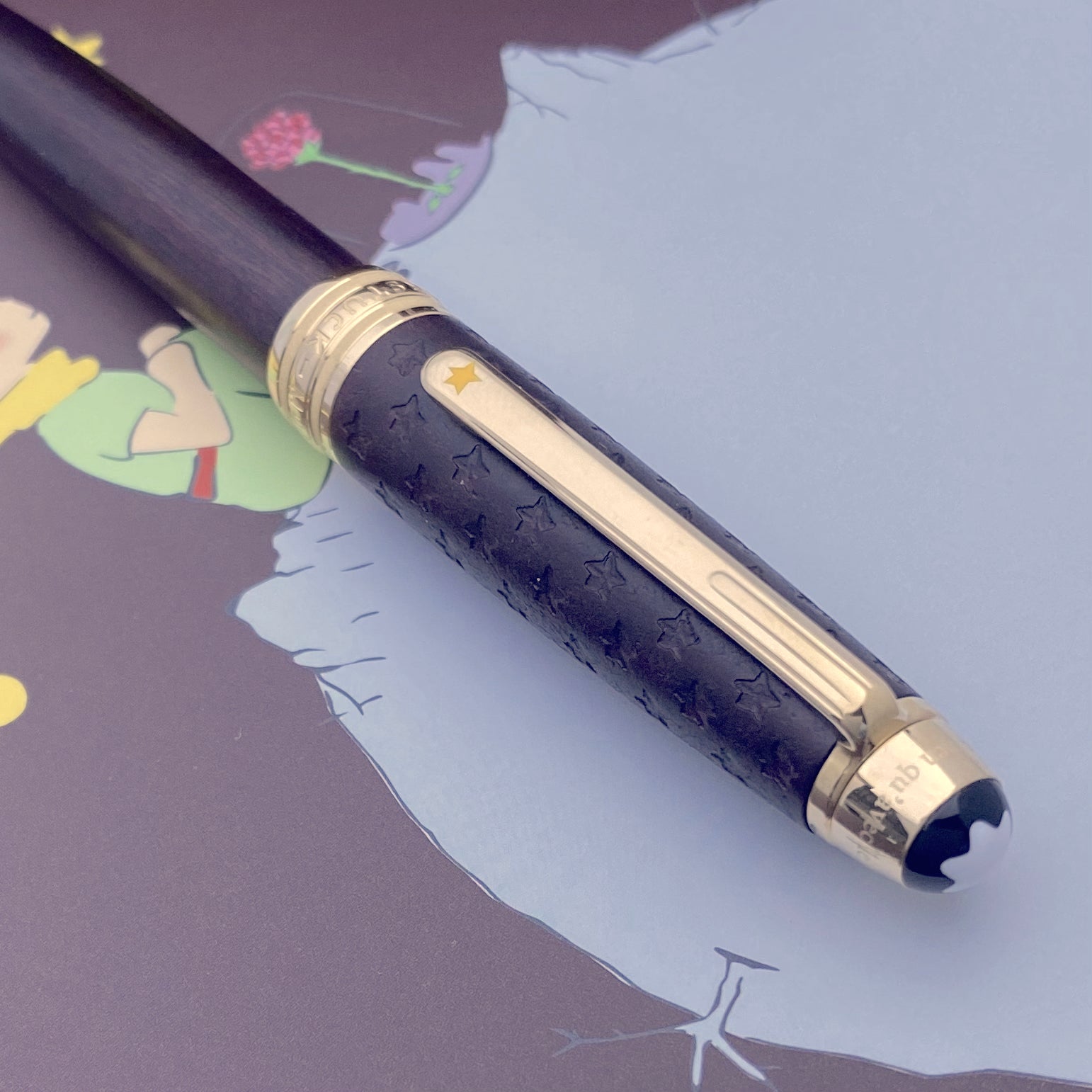 Montblanc Meisterstück Solitaire Midsize Le Petit Prince Planet Ballpoint Pen
