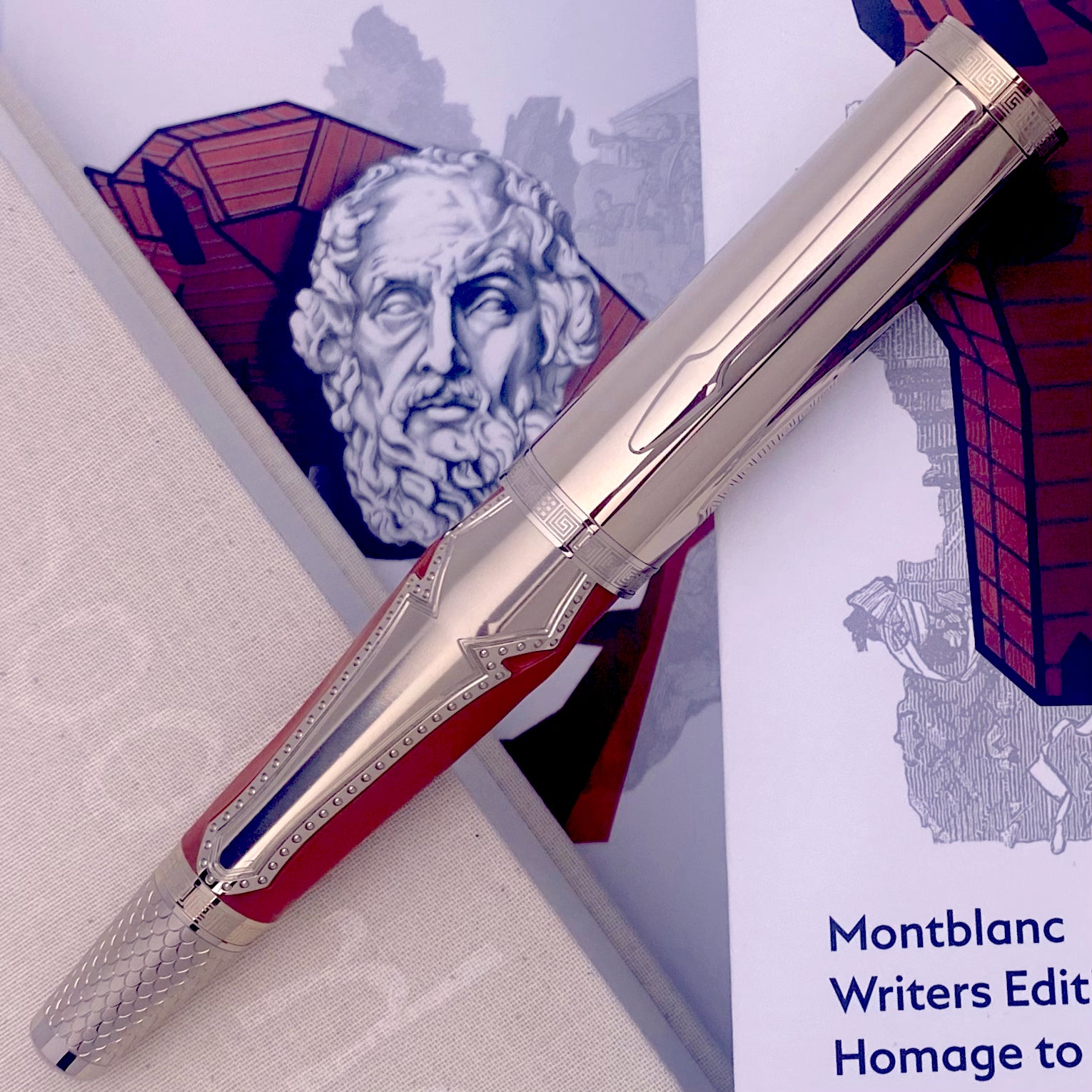 Montblanc Writers Edition 2018 Homage to Iliad Homer 1581 Fountain Pen