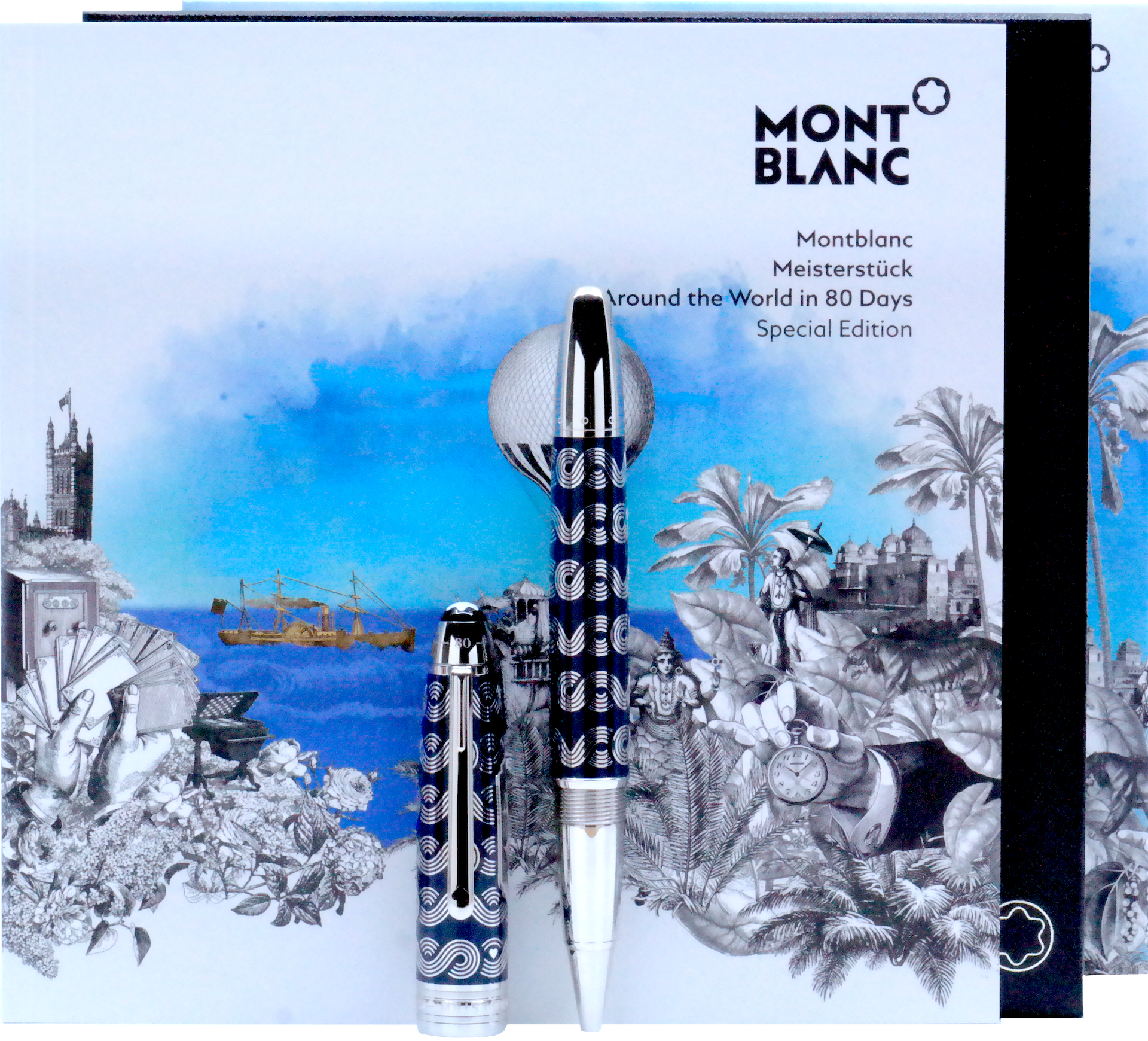 Montblanc Meisterstück Solitaire In 80 Tagen um die Welt LeGrand Rollerball - penfabrik