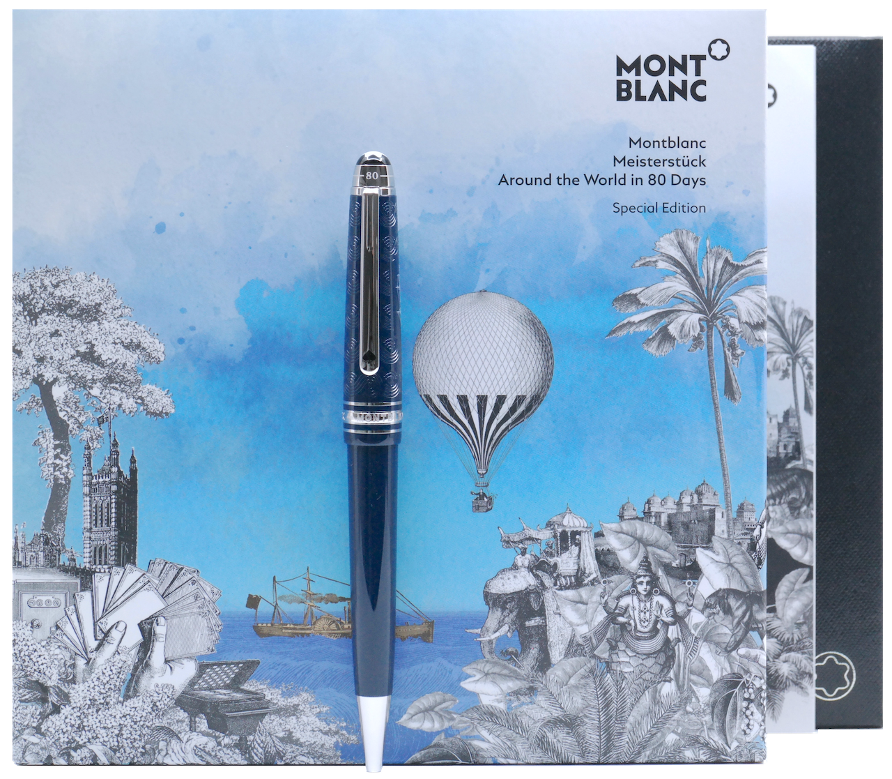 Montblanc Meisterstück In 80 Tagen um die Welt Midsize Kugelschreiber - penfabrik