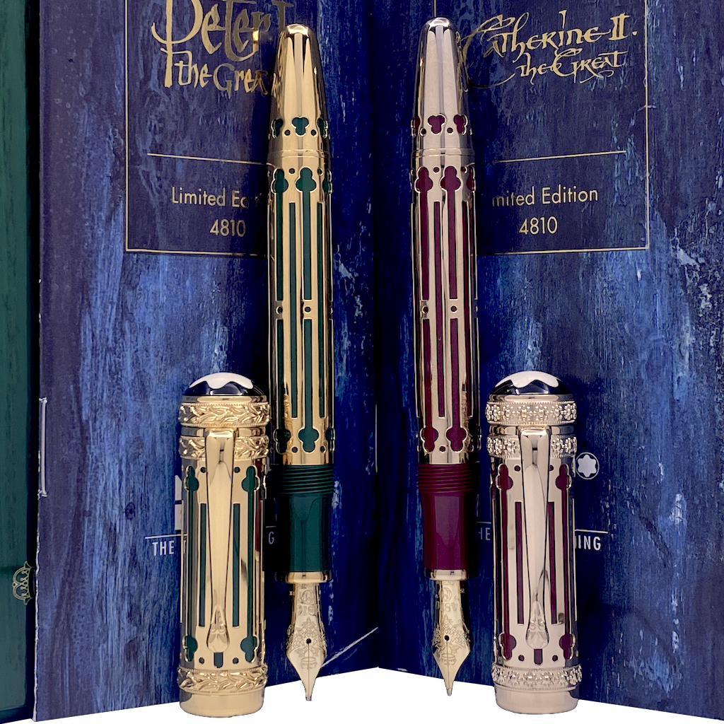 Montblanc Patron of Art 4810 Peter & Catherine the Great pen SET