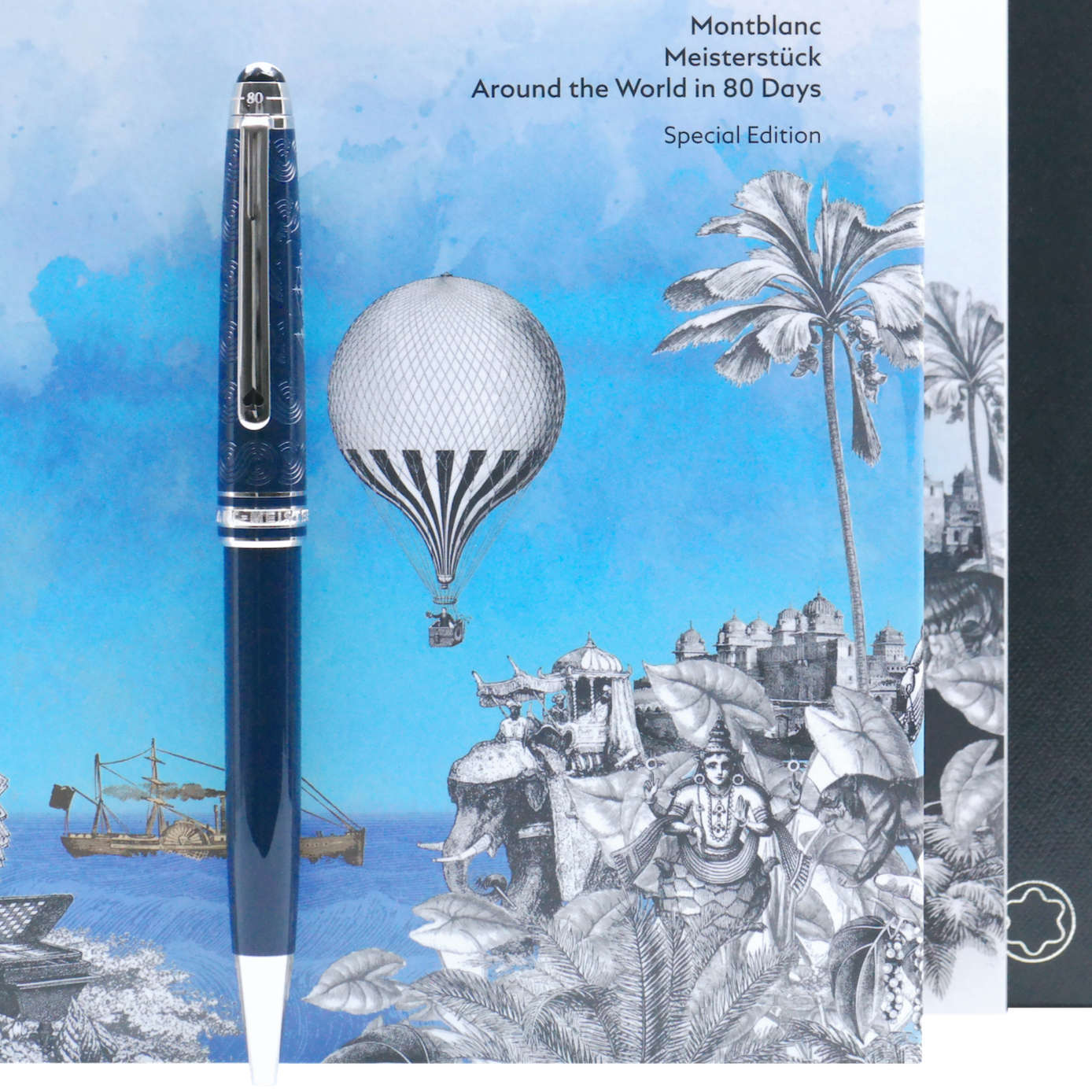 Montblanc Meisterstück In 80 Tagen um die Welt Classique Kugelschreiber - penfabrik