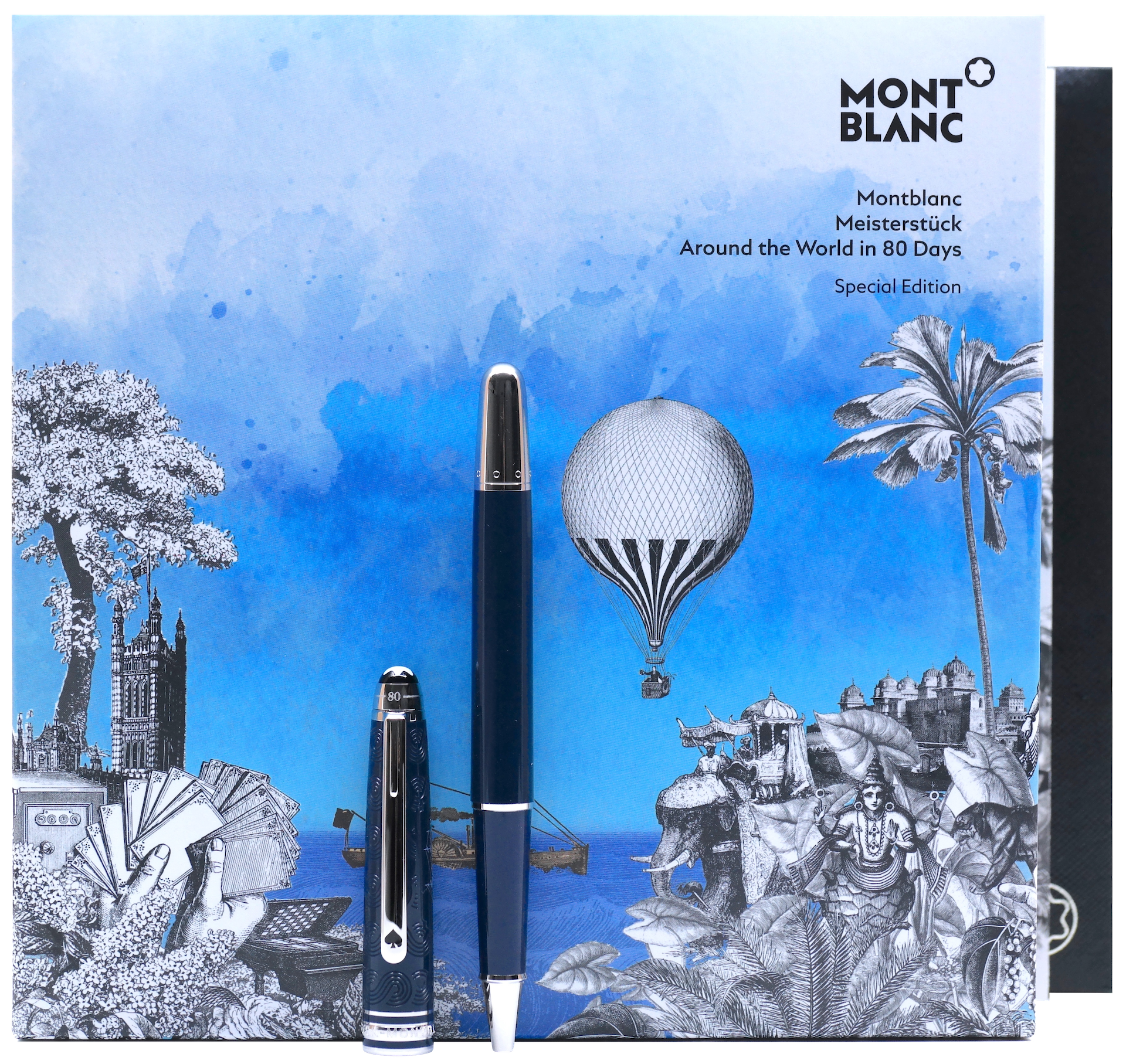 Montblanc Meisterstück In 80 Tagen um die Welt Classique Rollerball - penfabrik