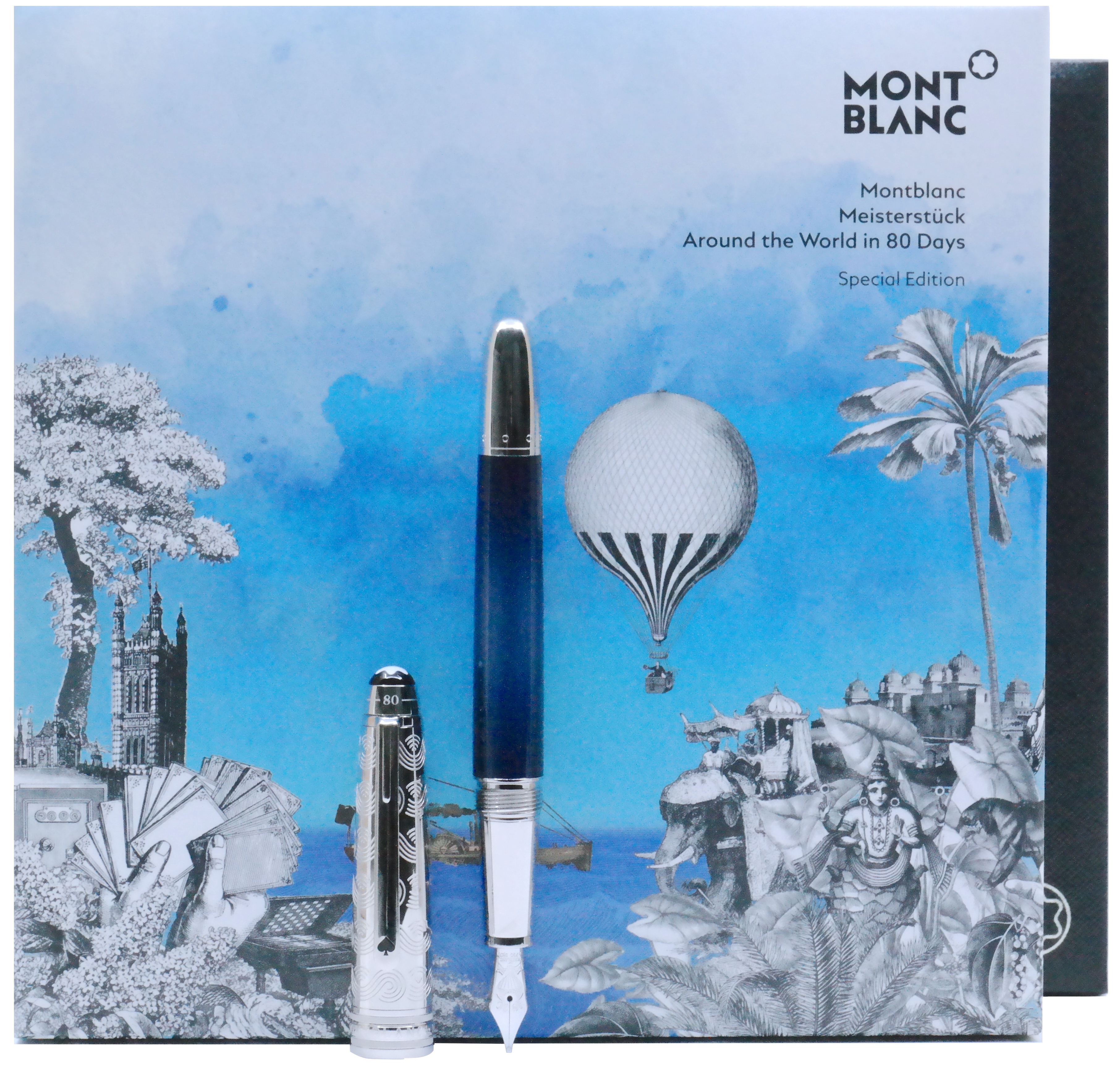 Montblanc Meisterstück In 80 Tagen um die Welt Classique Doué Füllfederhalter - penfabrik