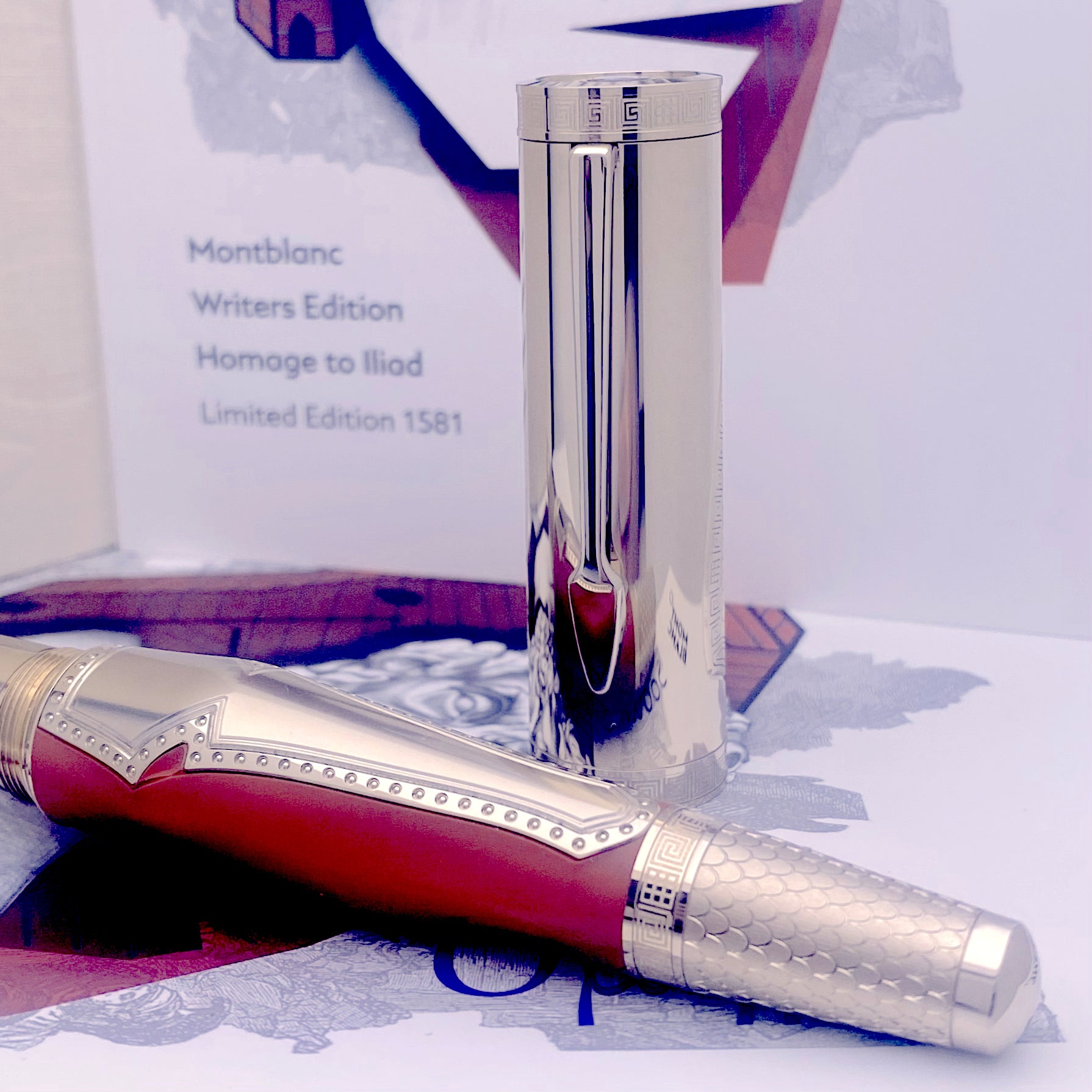 Montblanc Writers Edition 2018 Homage to Iliad Homer 1581 Fountain Pen