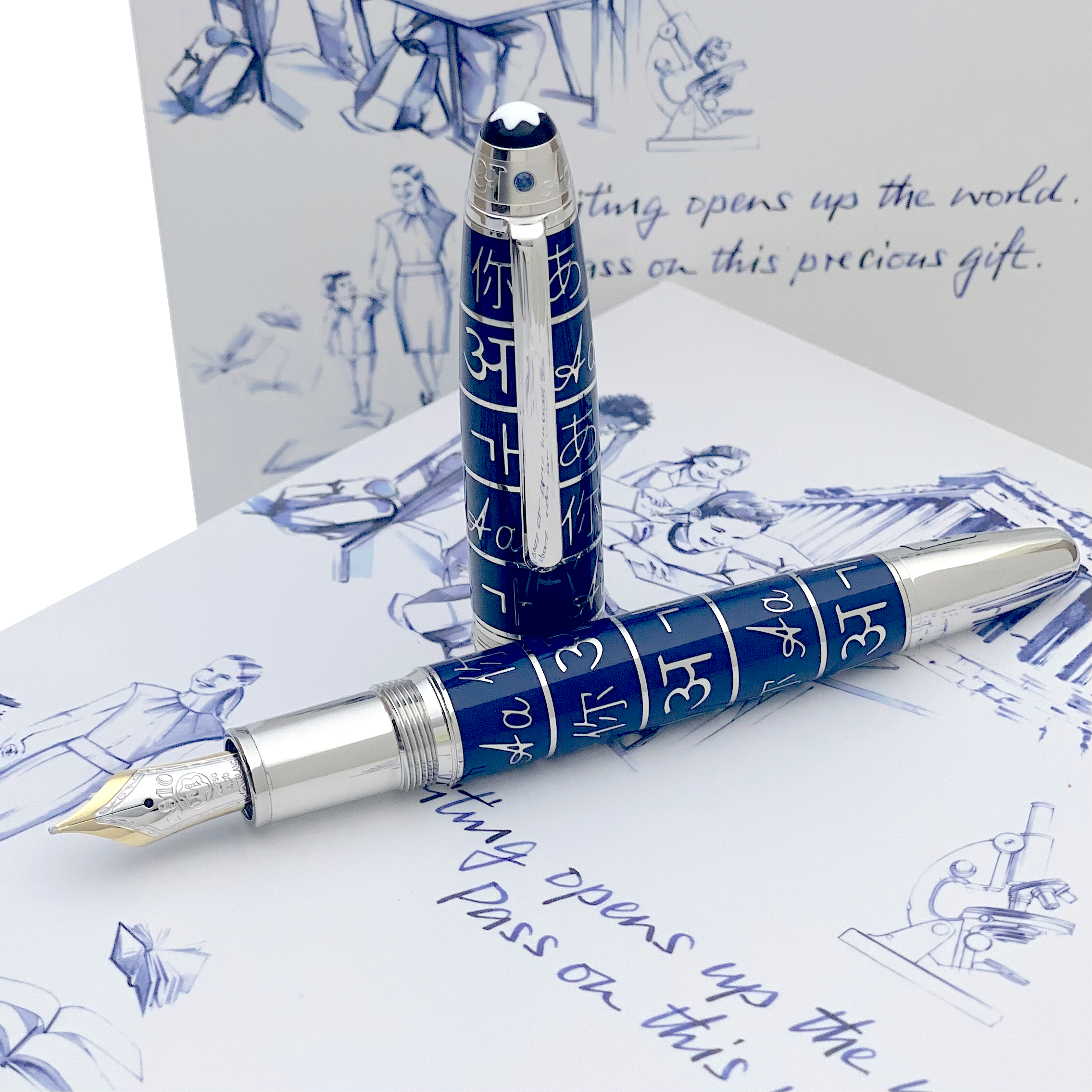 Montblanc Meisterstück UNICEF Solitaire LeGrand Füllfederhalter - penfabrik