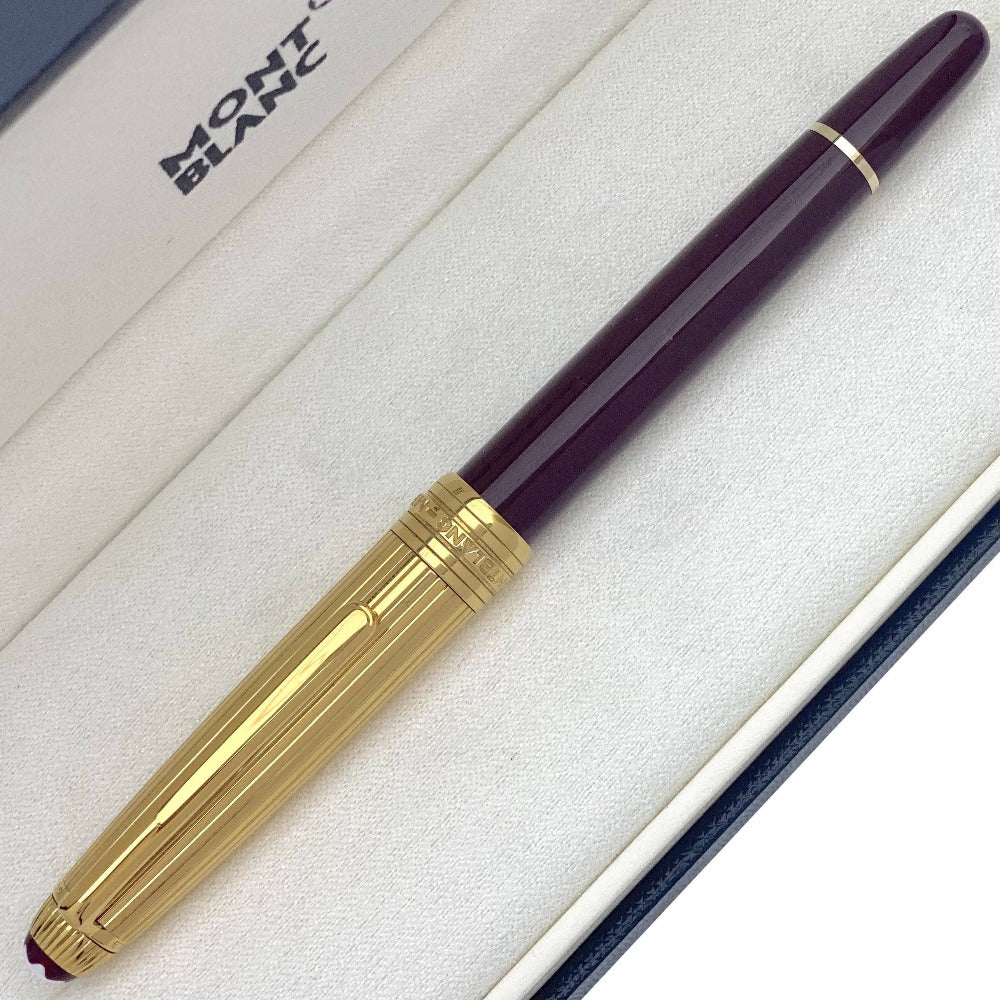 Montblanc Meisterstück Solitaire Bordeaux Doue Silber Vermeil Füllfederhalter - penfabrik