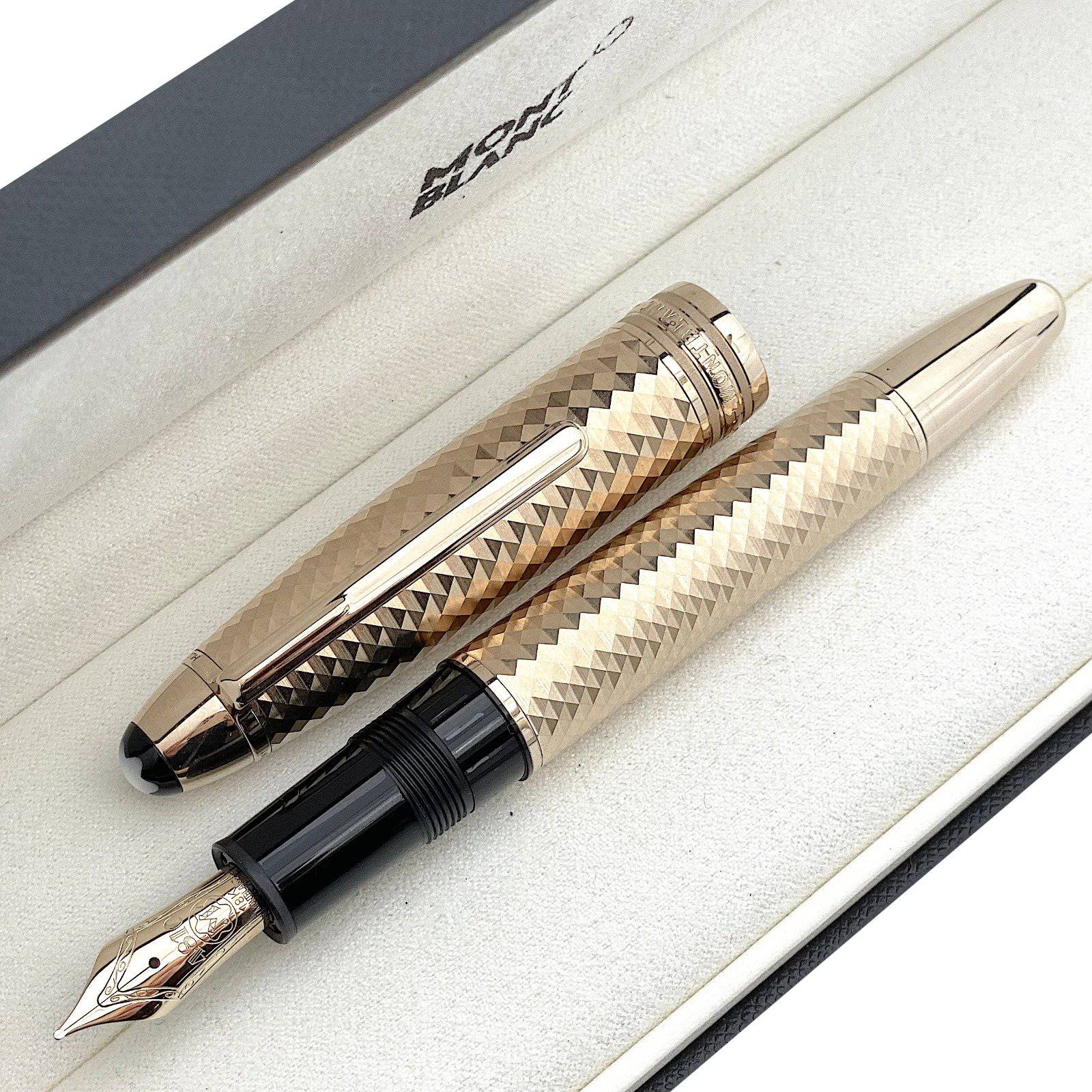 Montblanc Meisterstück Solitaire Geometric Dimension LeGrand Füllfederhalter - penfabrik