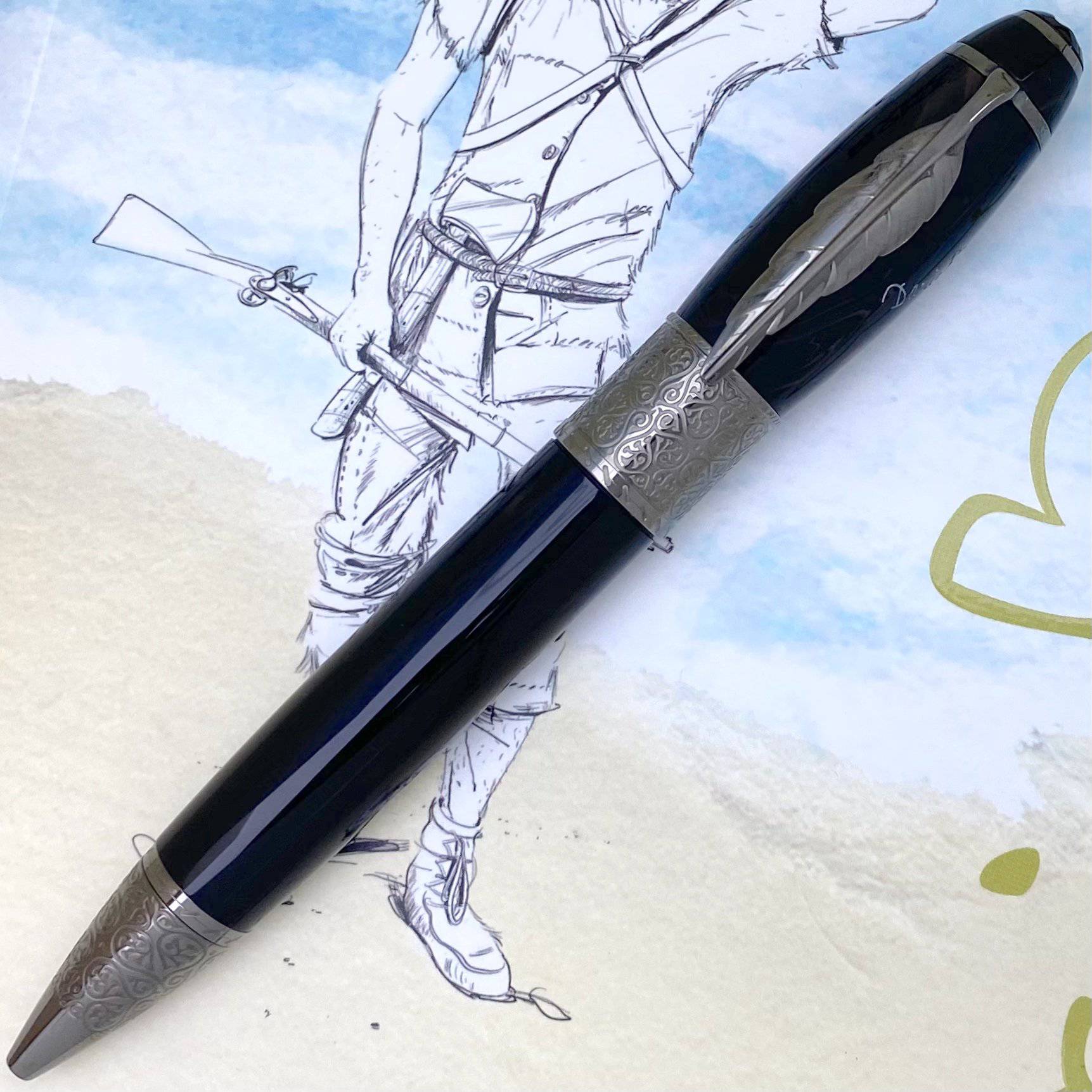 Montblanc Writers Edition Daniel Defoe Kugelschreiber - penfabrik