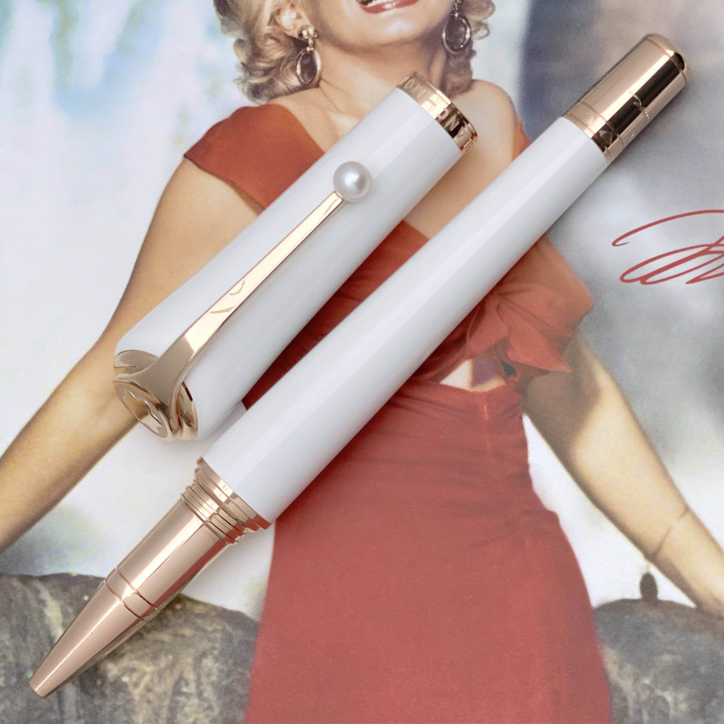 Montblanc Muses Edition Marilyn Monroe Pearl Rollerball - penfabrik
