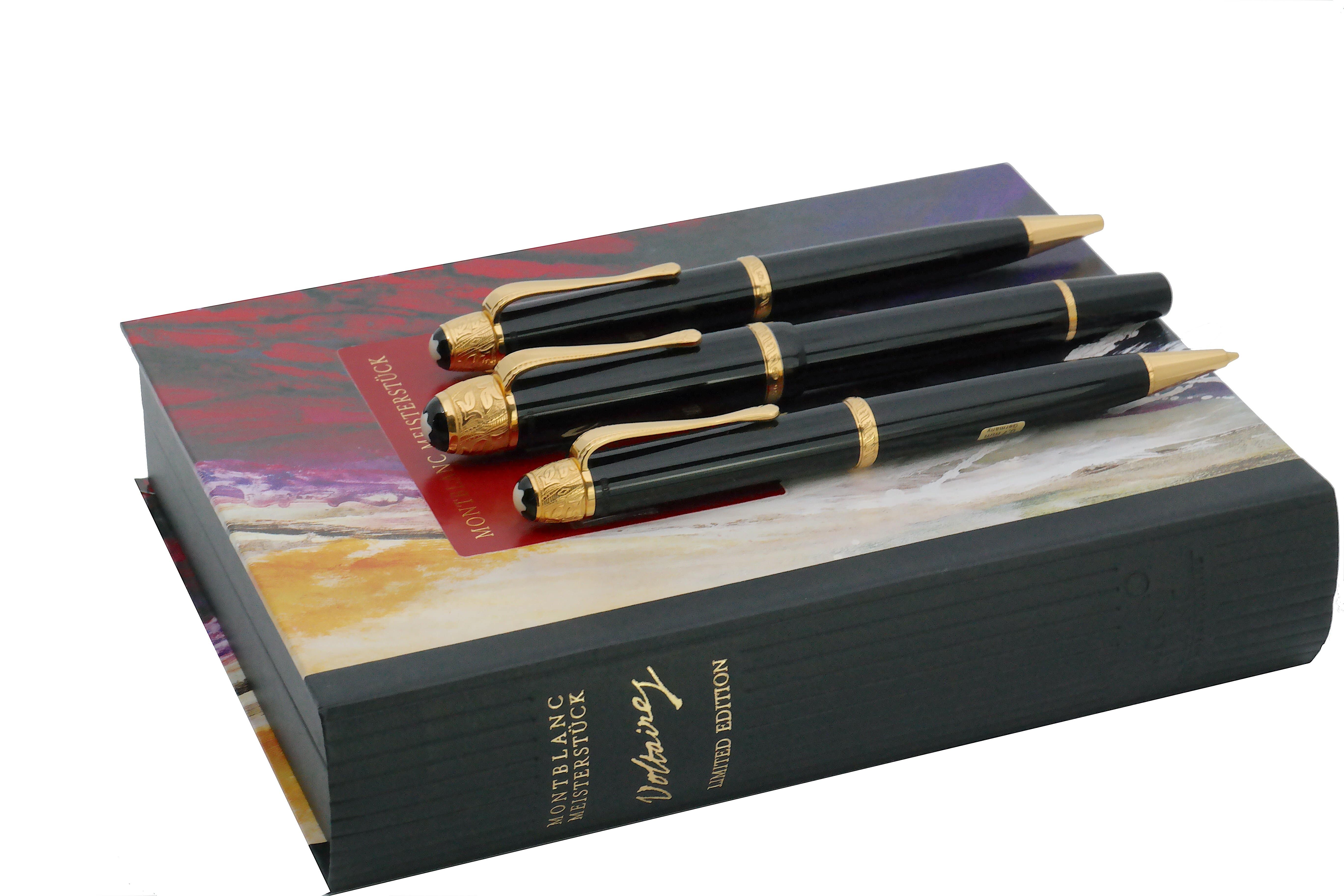 Montblanc Writers Edition Voltaire 3er SET - penfabrik