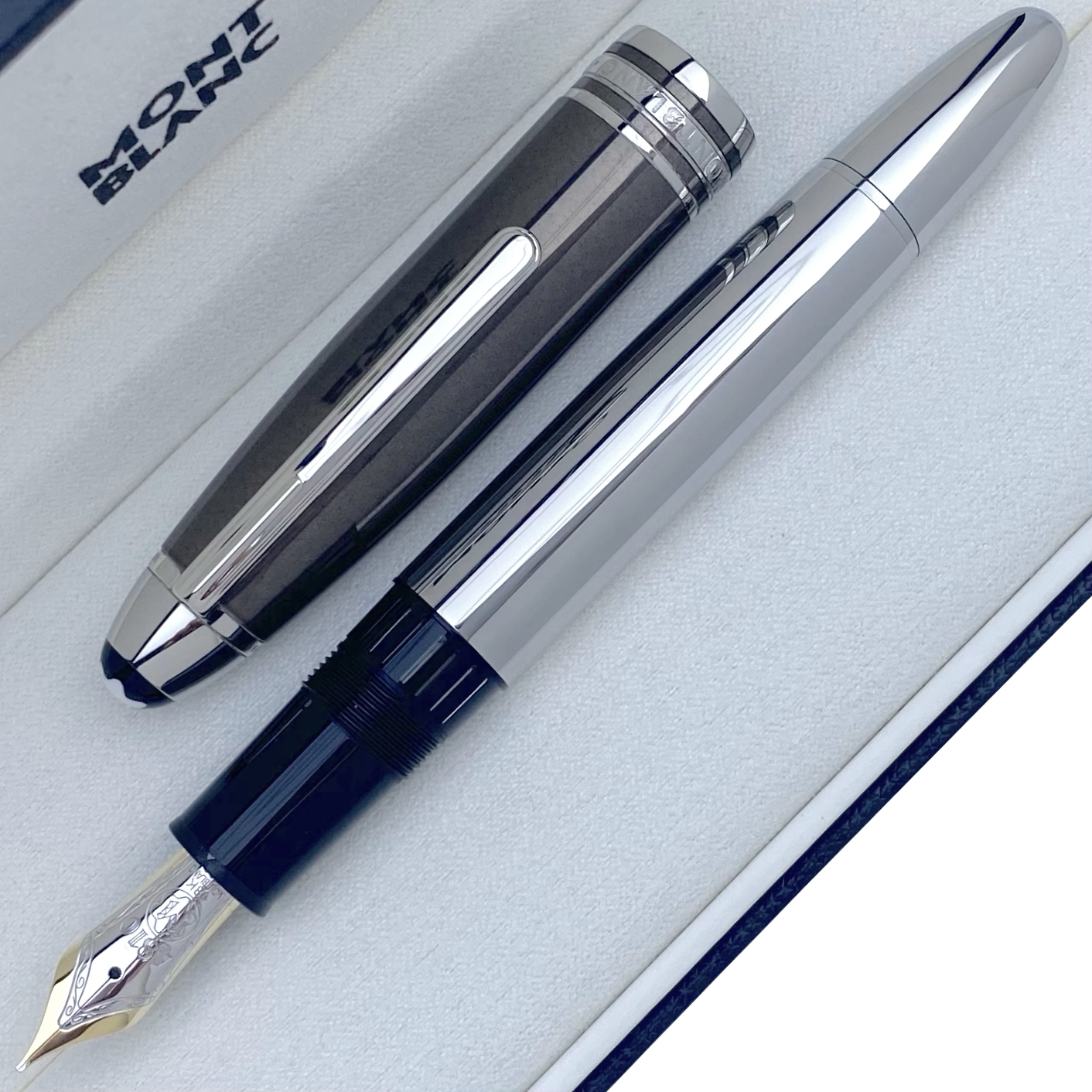 Montblanc Meisterstück Solitaire LeGrand Hematite Füllfederhalter - penfabrik