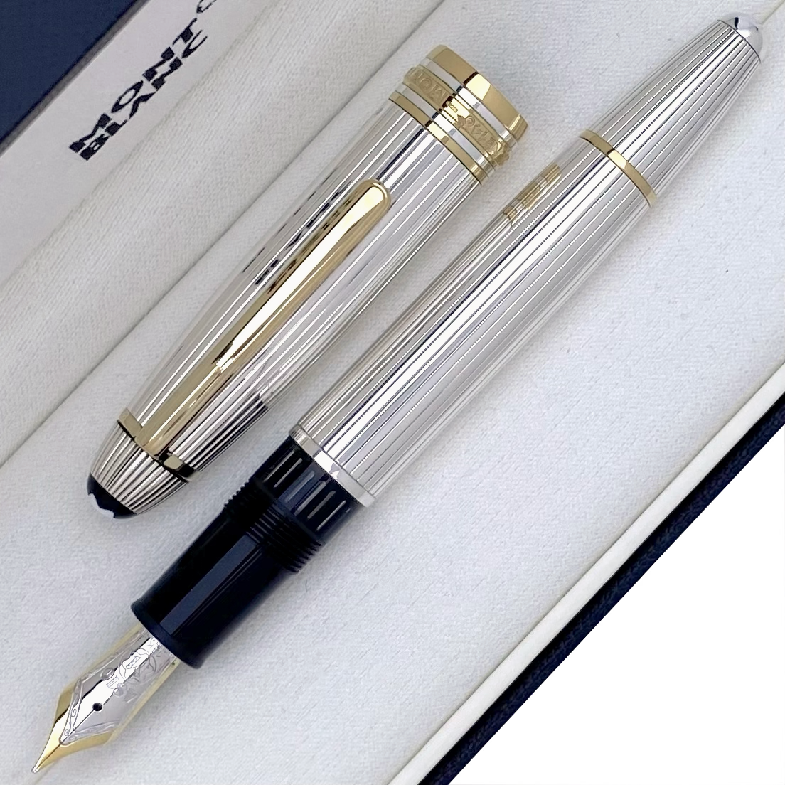 Montblanc Solitaire 925er Silber LeGrand Füllfederhalter - penfabrik
