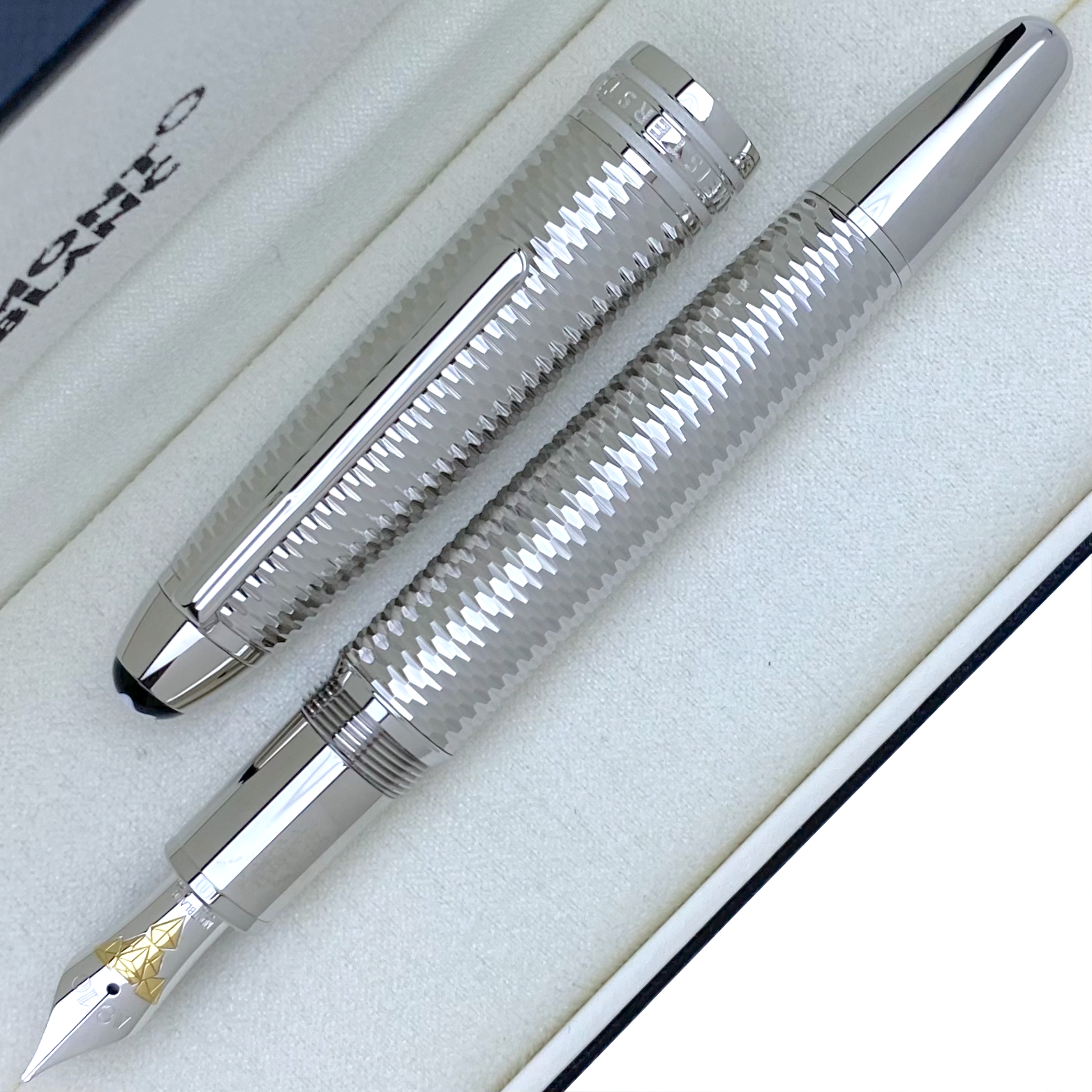 Montblanc Meisterstück Solitaire Geometry LeGrand Füllfederhalter - penfabrik