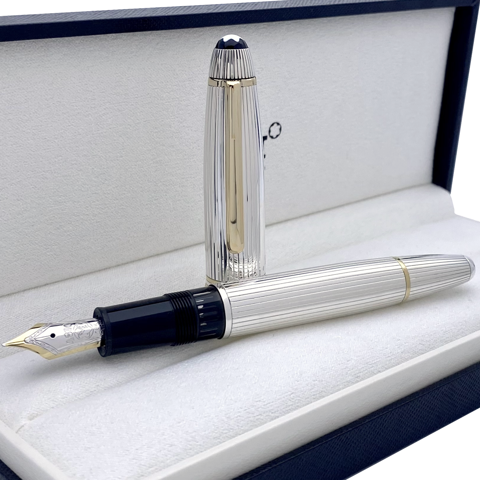 Montblanc Solitaire 925er Silber LeGrand Füllfederhalter - penfabrik
