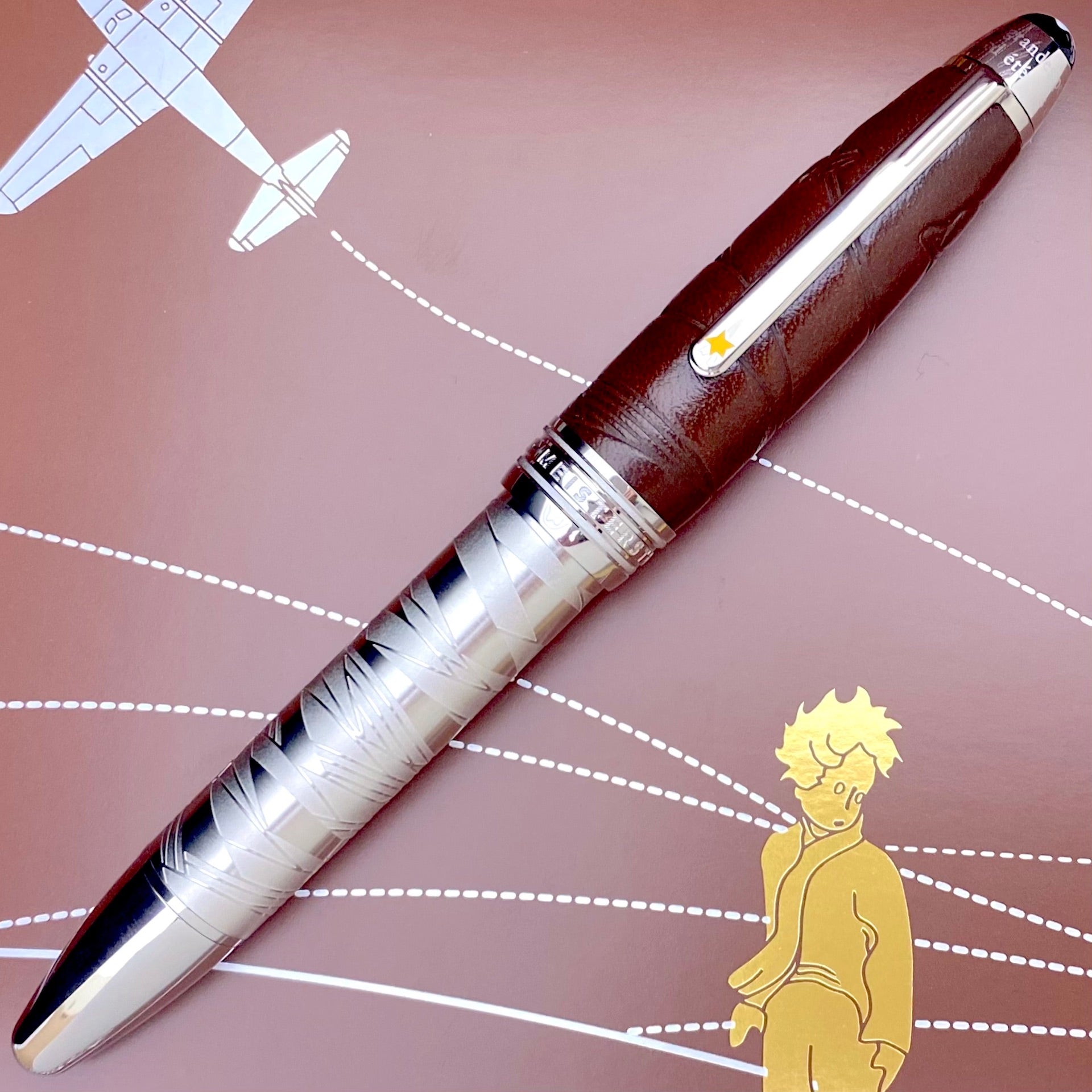 Montblanc Meisterstück Solitaire Le Petit Prince Aviator LeGrand Füllfederhalter - penfabrik