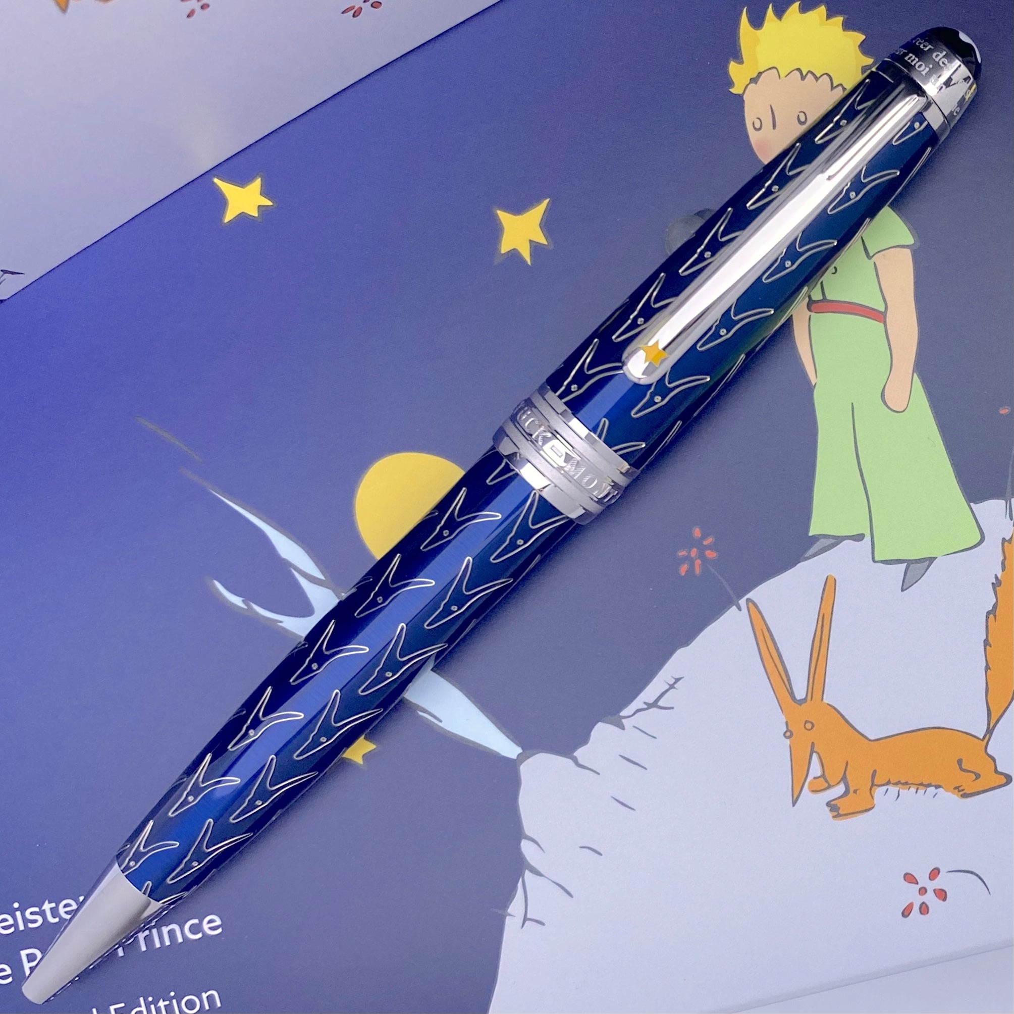 Montblanc Meisterstück Solitaire Le Petit Prince Fox Midsize Kugelschreiber - penfabrik