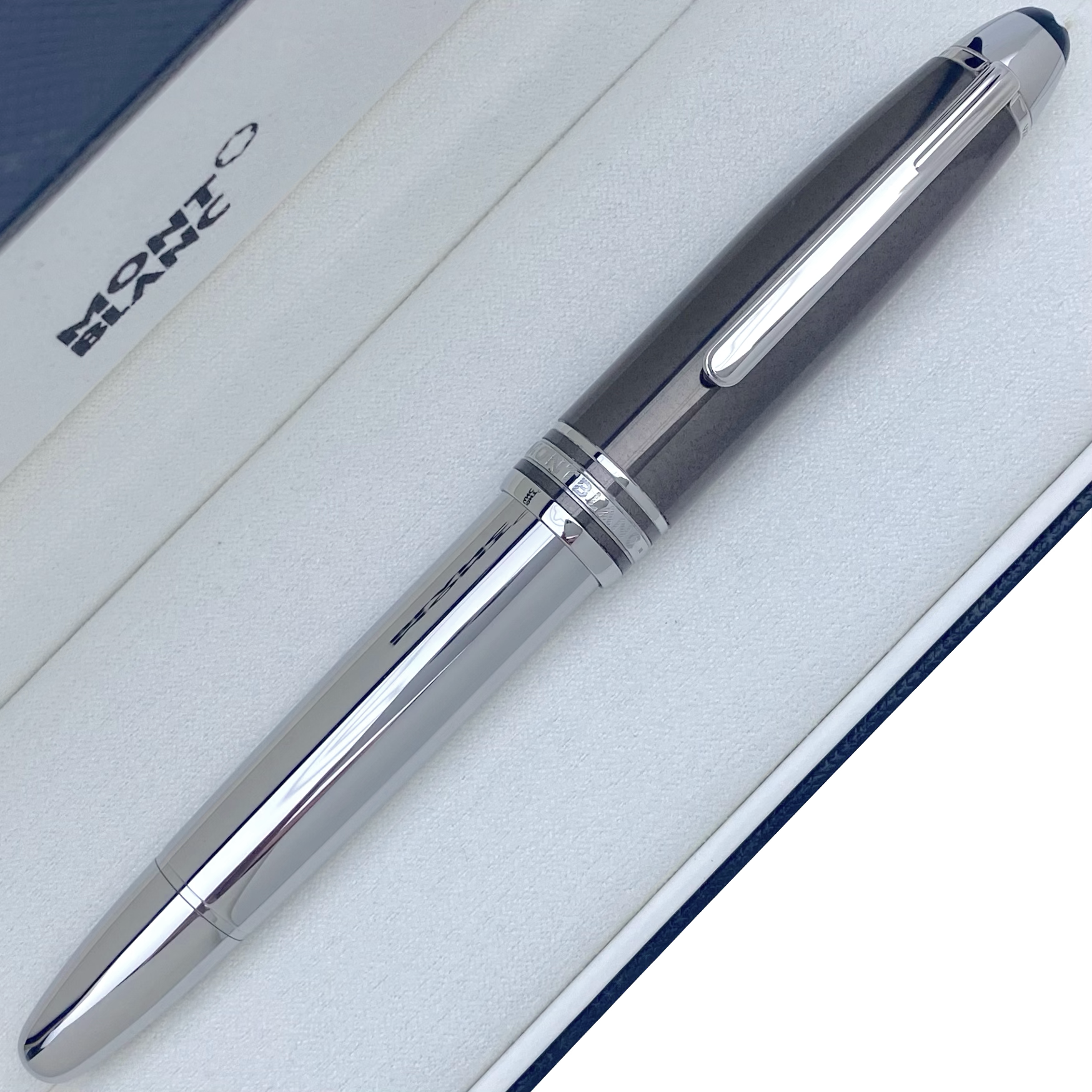 Montblanc Meisterstück Solitaire LeGrand Hematite Füllfederhalter - penfabrik