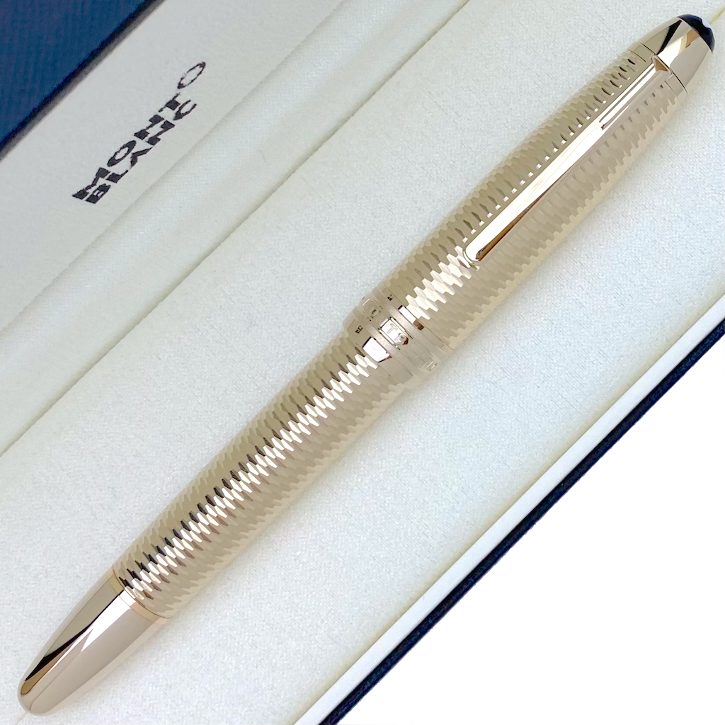Montblanc Meisterstück Solitaire Geometry Champagne Gold LeGrand Füllfederhalter