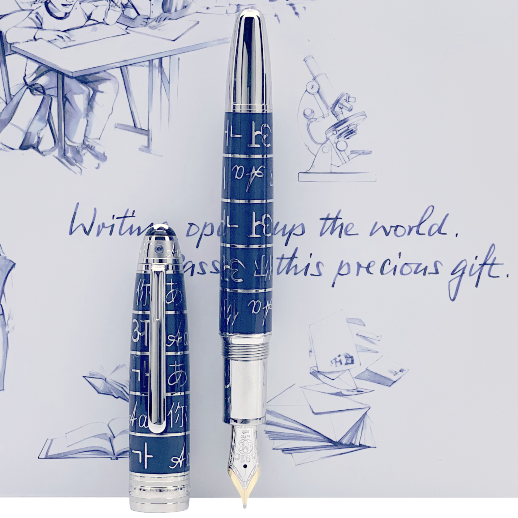 Montblanc Meisterstück UNICEF Solitaire LeGrand Füllfederhalter - penfabrik