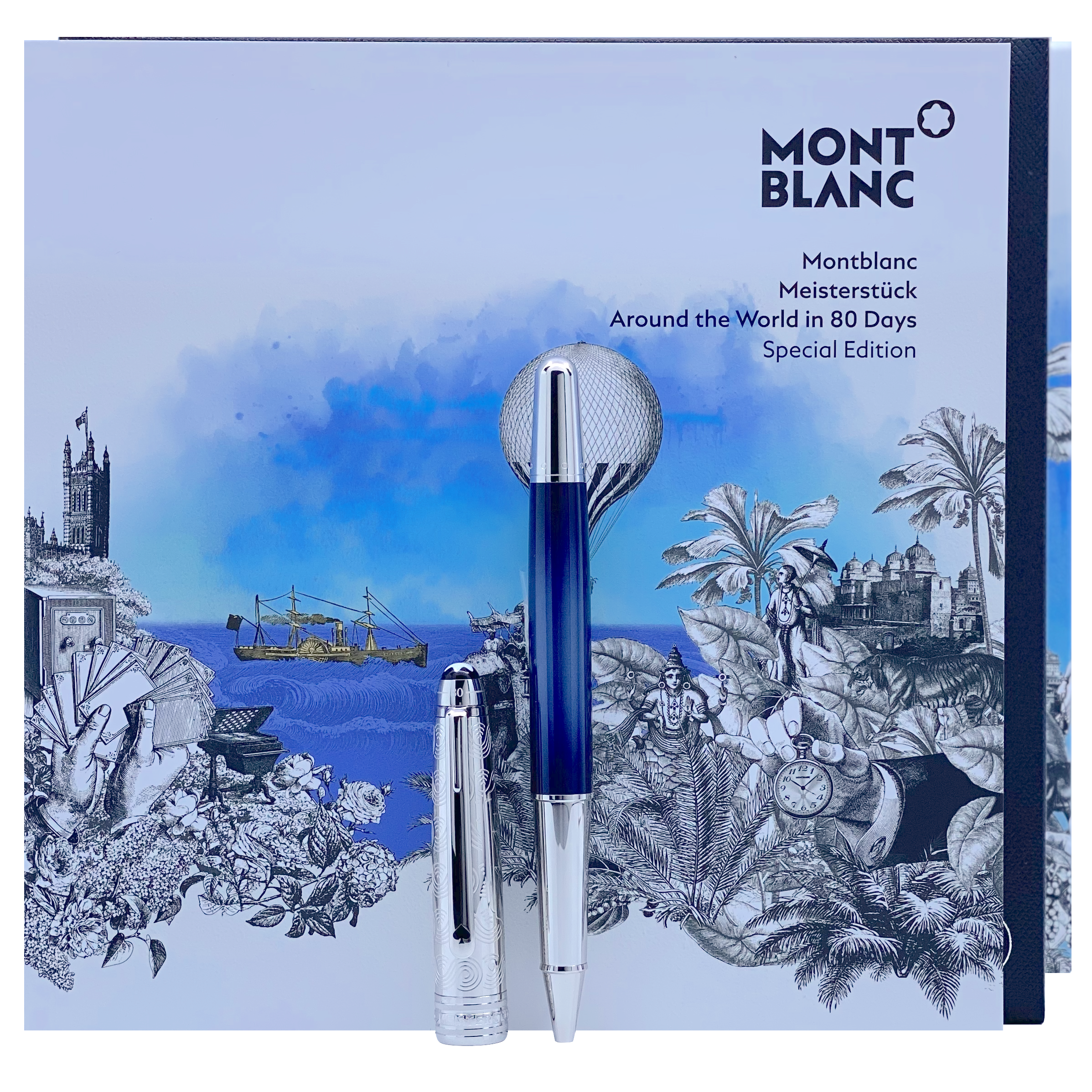 Montblanc Meisterstück In 80 Tagen um die Welt Classique Rollerball Doué - penfabrik