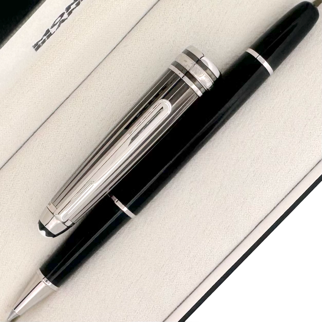 Montblanc Meisterstuck Solitaire Stainless Steel Fountain Pen penfabrik
