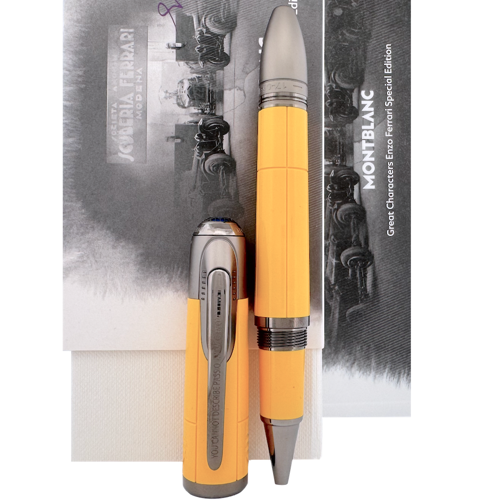 Montblanc Great Characters Special Edition Ferrari Enzo Giallo Modena Rollerball