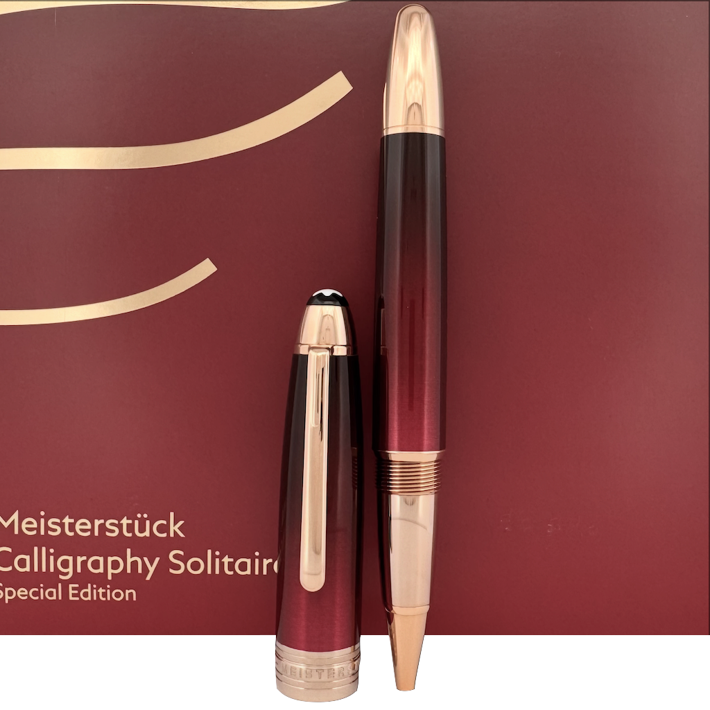Montblanc Meisterstück Solitaire Calligraphy Year 2 LeGrand Rollerball - penfabrik