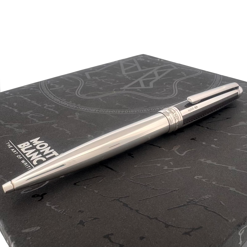 Montblanc Meisterstück Solitaire Classique Kugelschreiber 925er Silver Fibre Guilloche