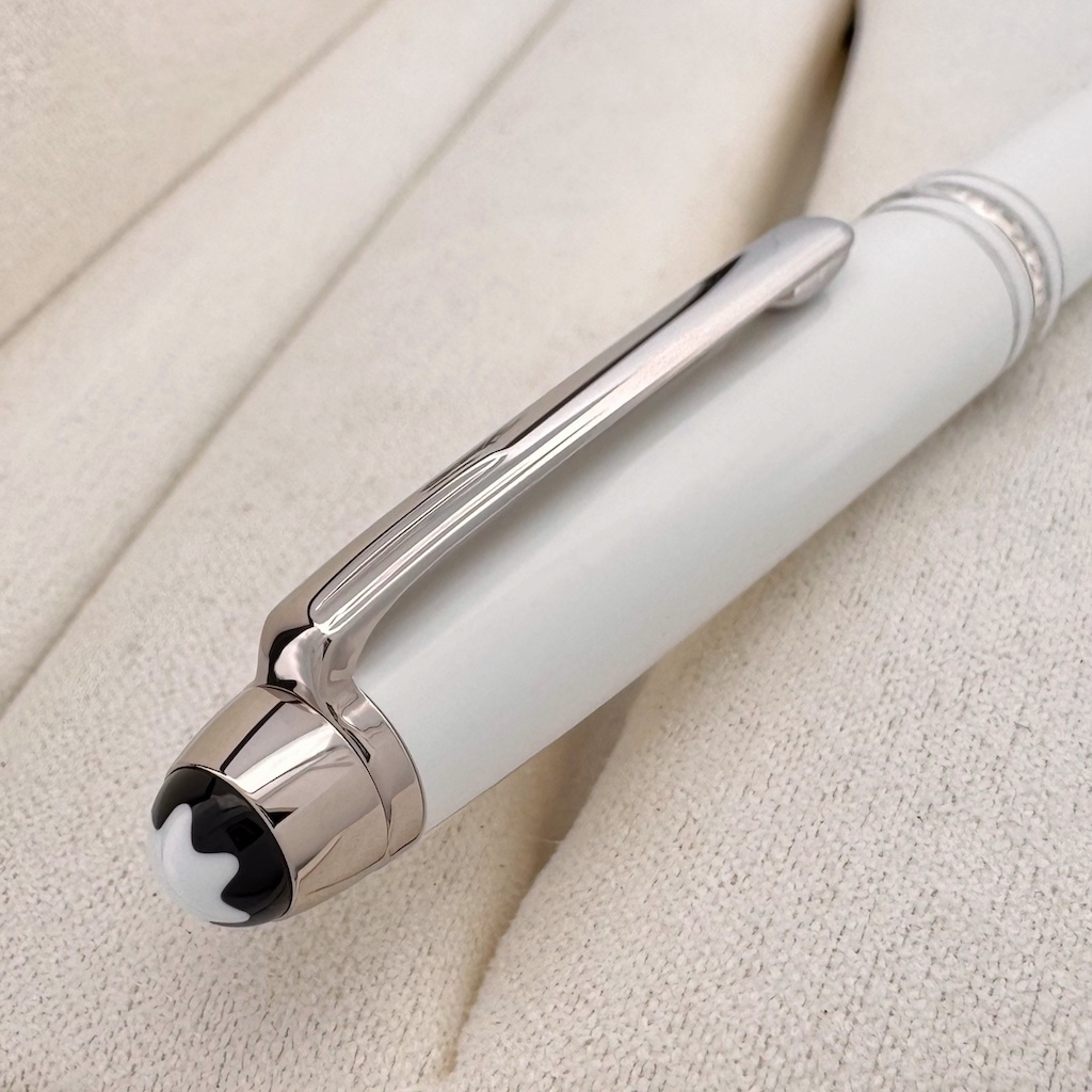 Montblanc Meisterstück White Platinum-Coated Classique Ballpoint Pen