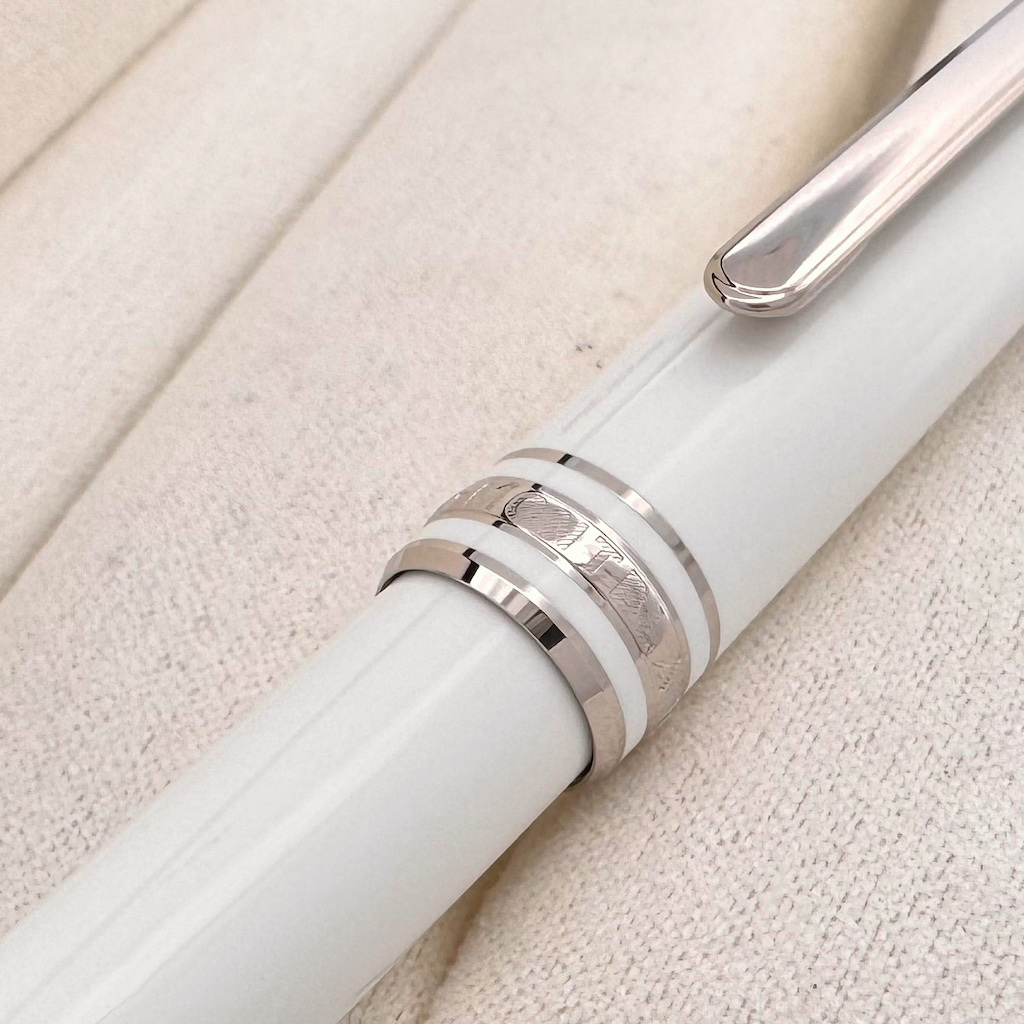Montblanc Meisterstück White Platinum-Coated Classique Ballpoint Pen