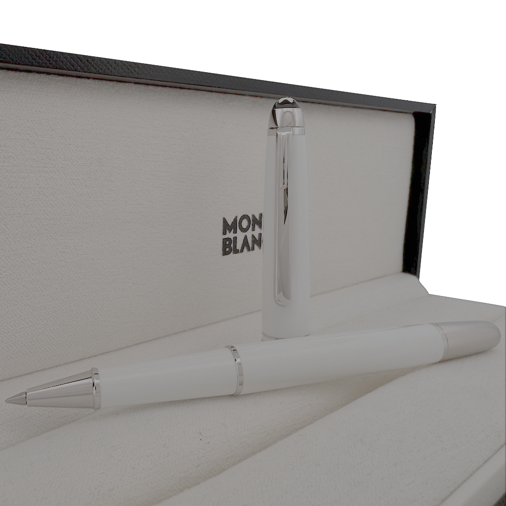 Montblanc Meisterstück White Platinum-Coated Classique Rollerball