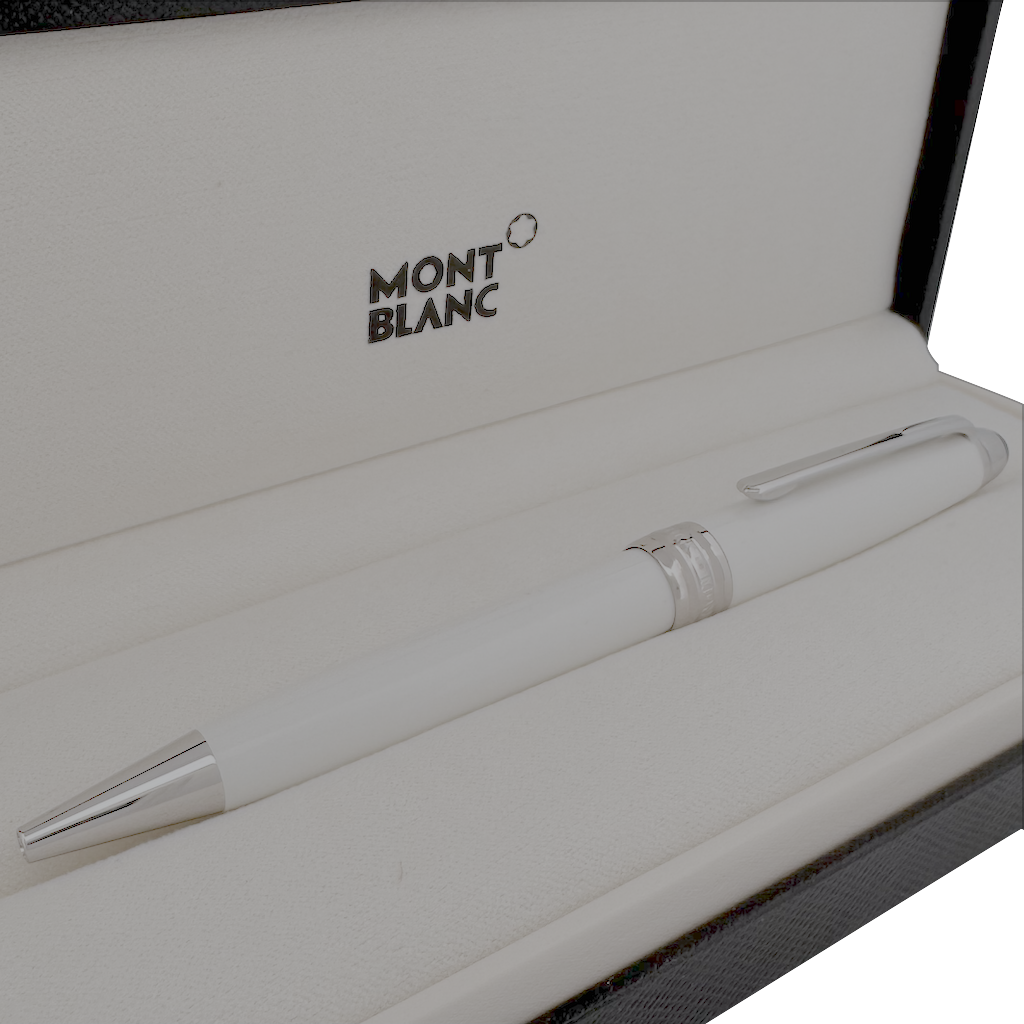 Montblanc Meisterstück Solitaire White Classique Kugelschreiber