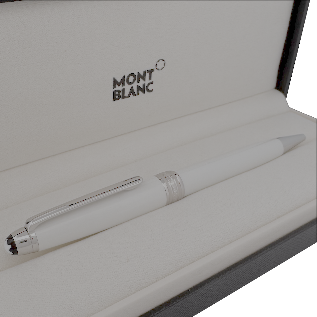 Montblanc Meisterstück Solitaire White Classique Kugelschreiber