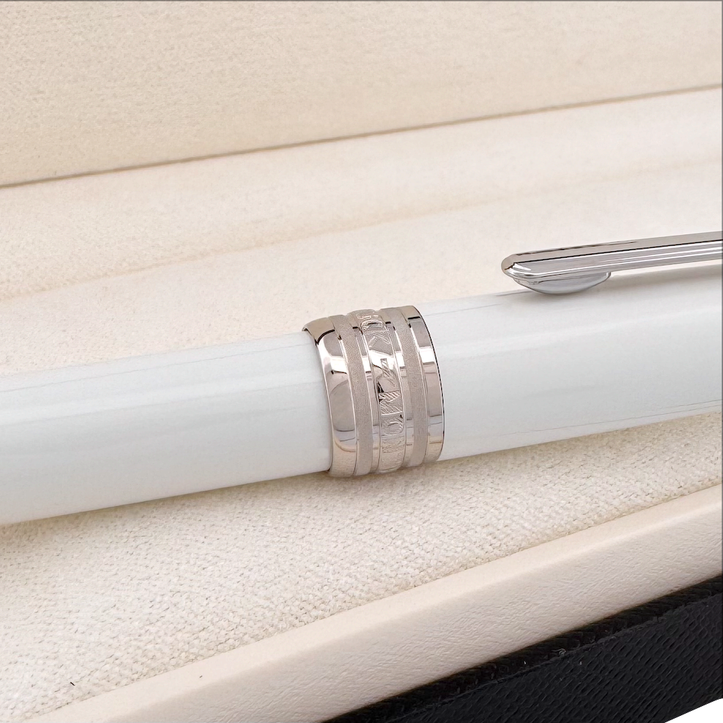 Montblanc Meisterstück Solitaire White Classique Kugelschreiber