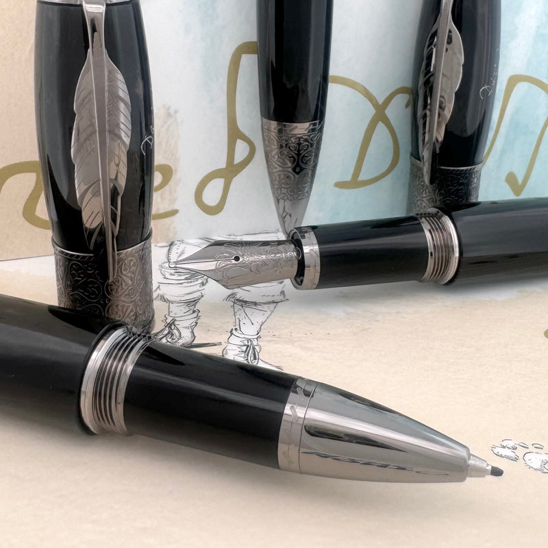 Montblanc Writers Edition Daniel Defoe Schreibgeräte Set (FH(RB/DB)