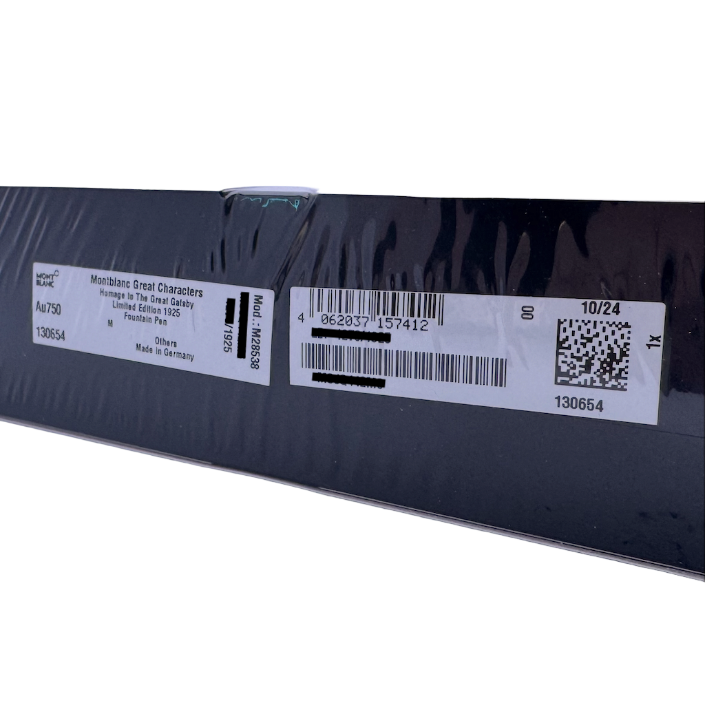 Montblanc Great Characters The Great Gatsby 1925 Limited Edition Füllfederhalter - SEALED - penfabrik