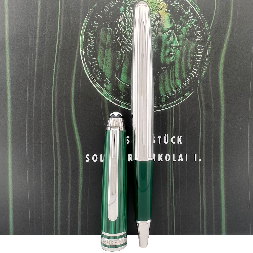 Montblanc Solitaire Malachite Czar Nikolai I. Rollerball