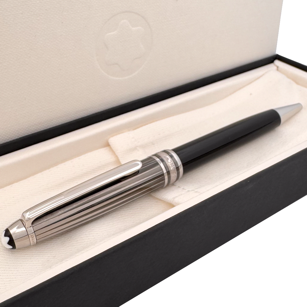 Montblanc Meisterstück Solitaire Black & White Classique Kugelschreiber - SALE - penfabrik