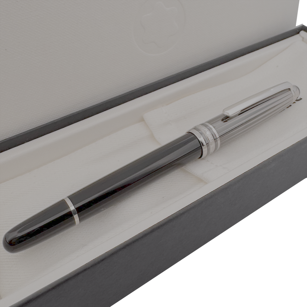 Montblanc Meisterstück Solitaire Classique Black & White Doue Fountain Pen - SALE
