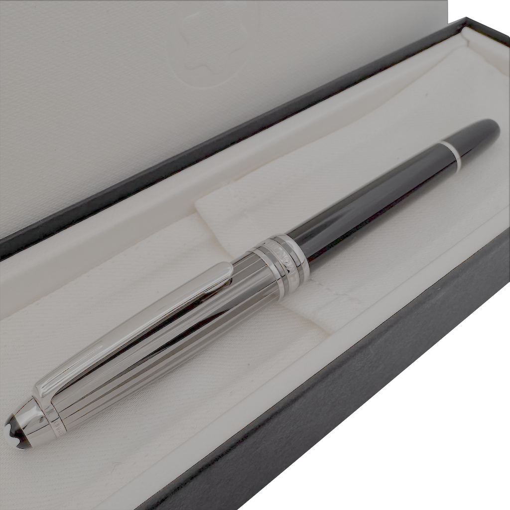 Montblanc Meisterstück Solitaire Classique Black & White Doue Fountain Pen - SALE