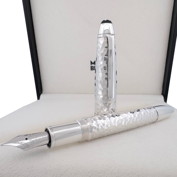 Montblanc Meisterstück Solitaire Martele LeGrand Sterlingsilver Fountain Pen