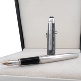 Montblanc Meisterstück Solitaire Classique Black Prisma Fountain Pen