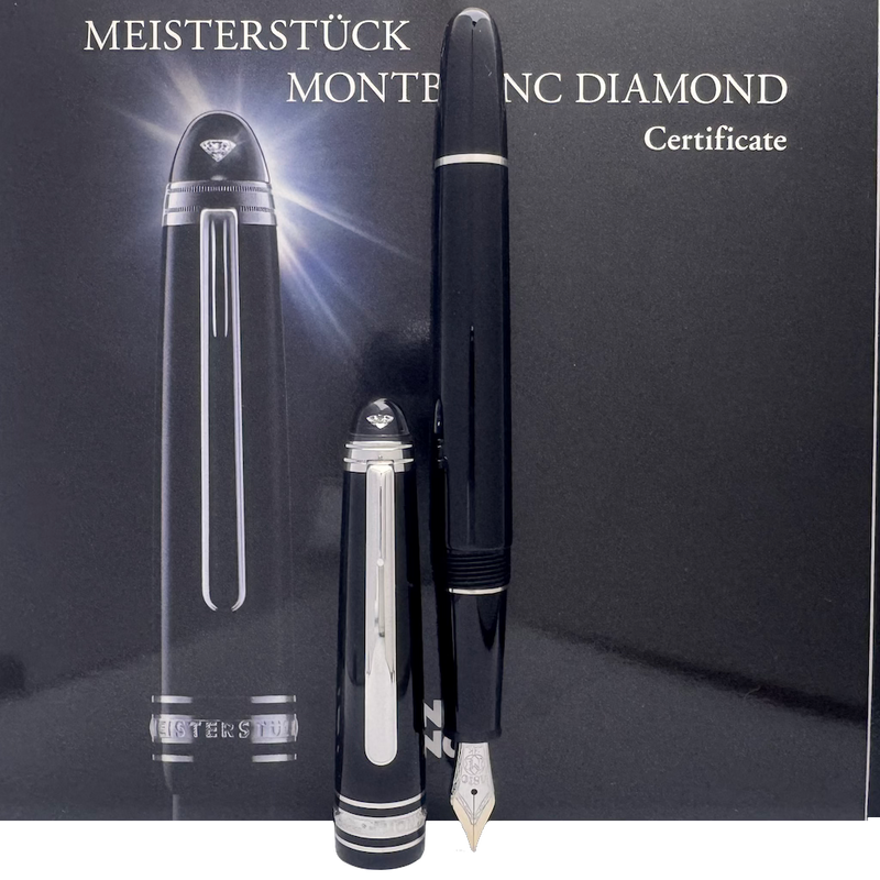 Montblanc Meisterstück Diamond Platinum-Coated Classique Fountain Pen