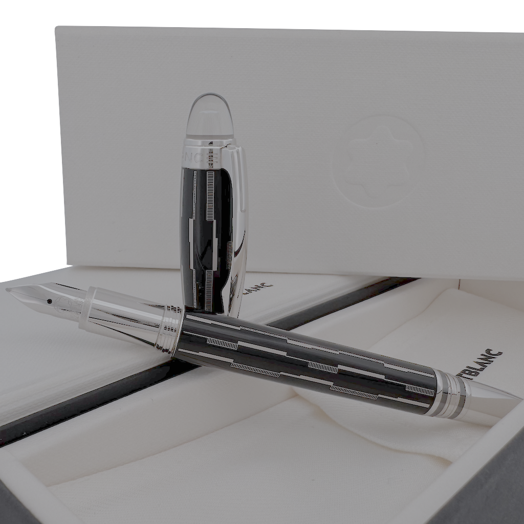 Montblanc StarWalker Black Mystery Fountain Pen - SALE