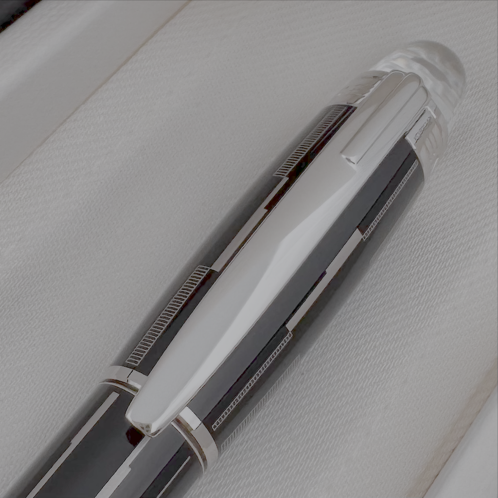 Montblanc StarWalker Black Mystery Fountain Pen - SALE