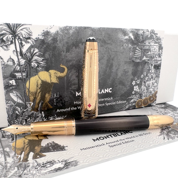 Montblanc Meisterstück Solitaire Around the World in 80 Days Classique Doue Fountain Pen